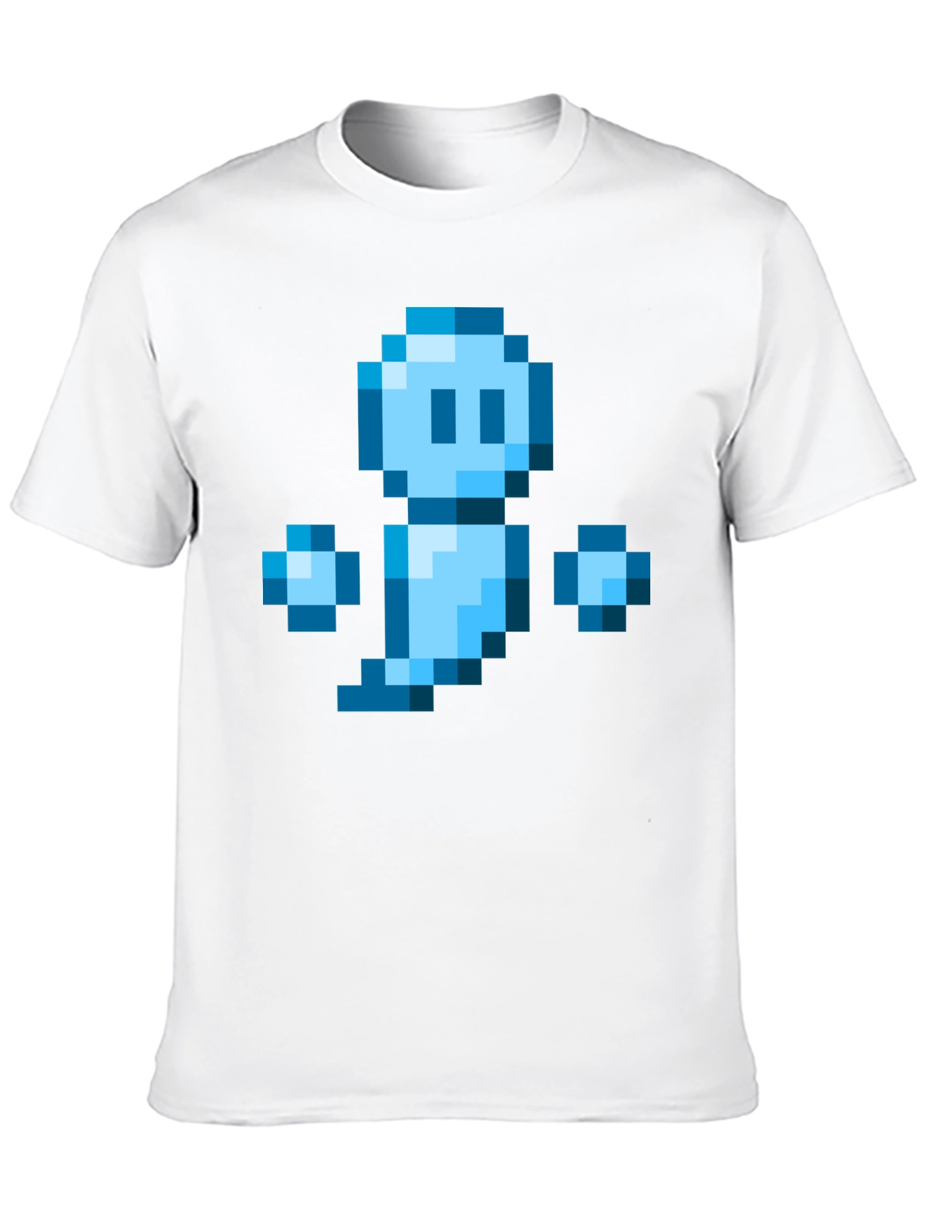 Pixel Ghost Black T-Shirt
