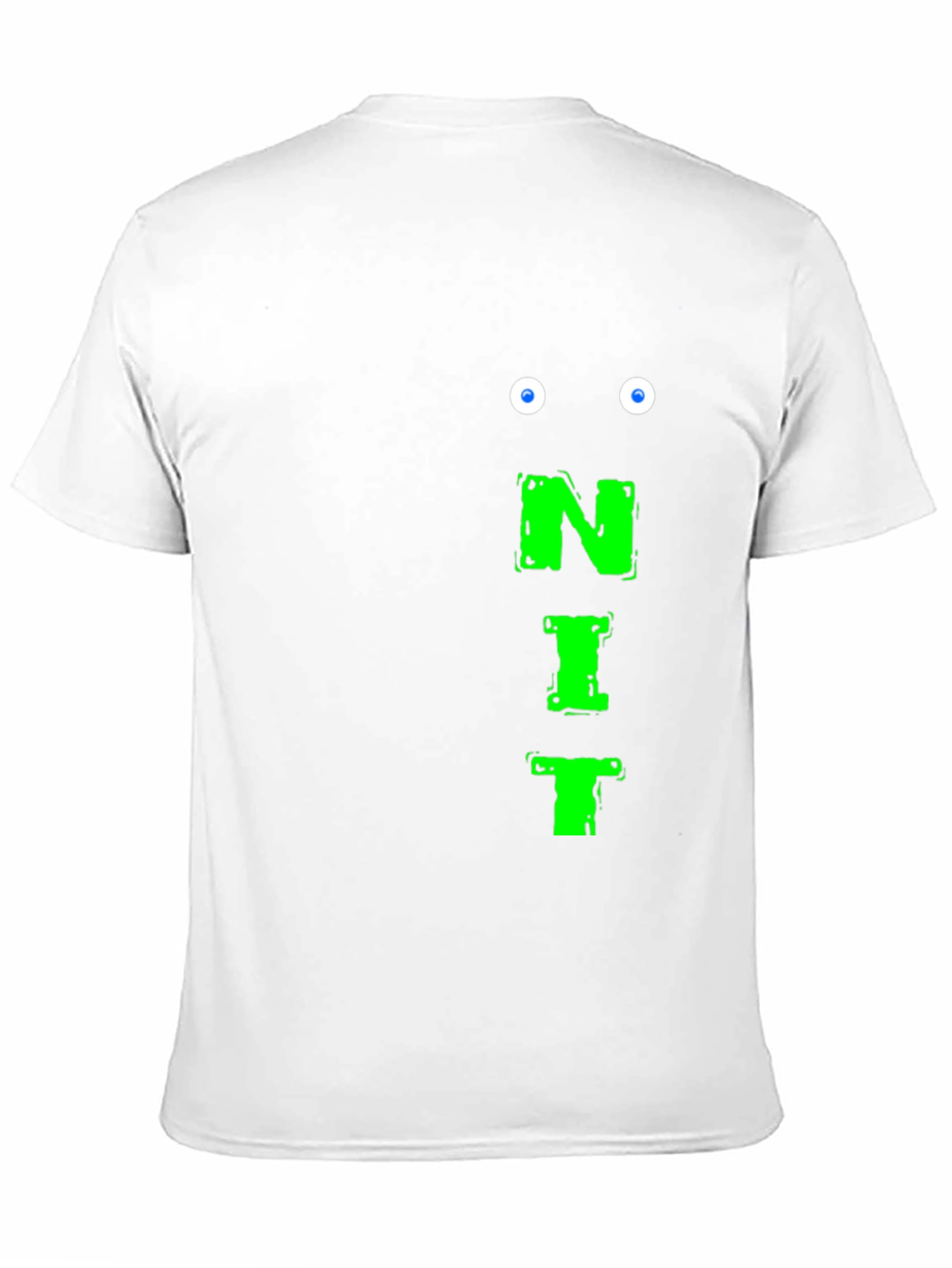 NIT Graphic Tee - Funky Eye Print Black T-Shirt