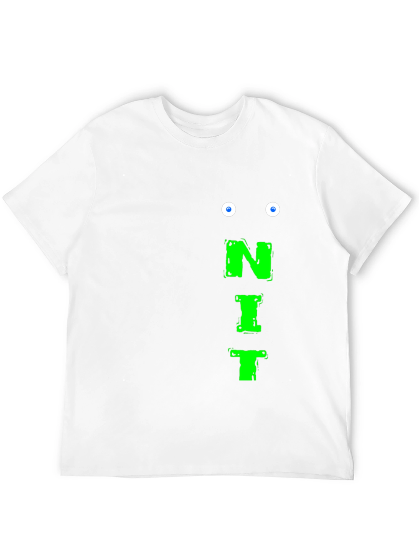 NIT Graphic Tee - Funky Eye Print Black T-Shirt