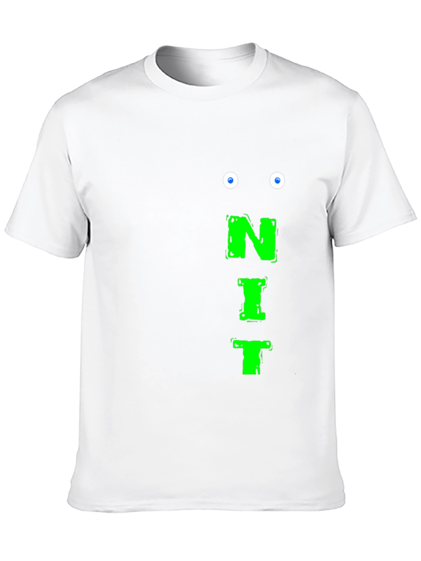NIT Graphic Tee - Funky Eye Print Black T-Shirt