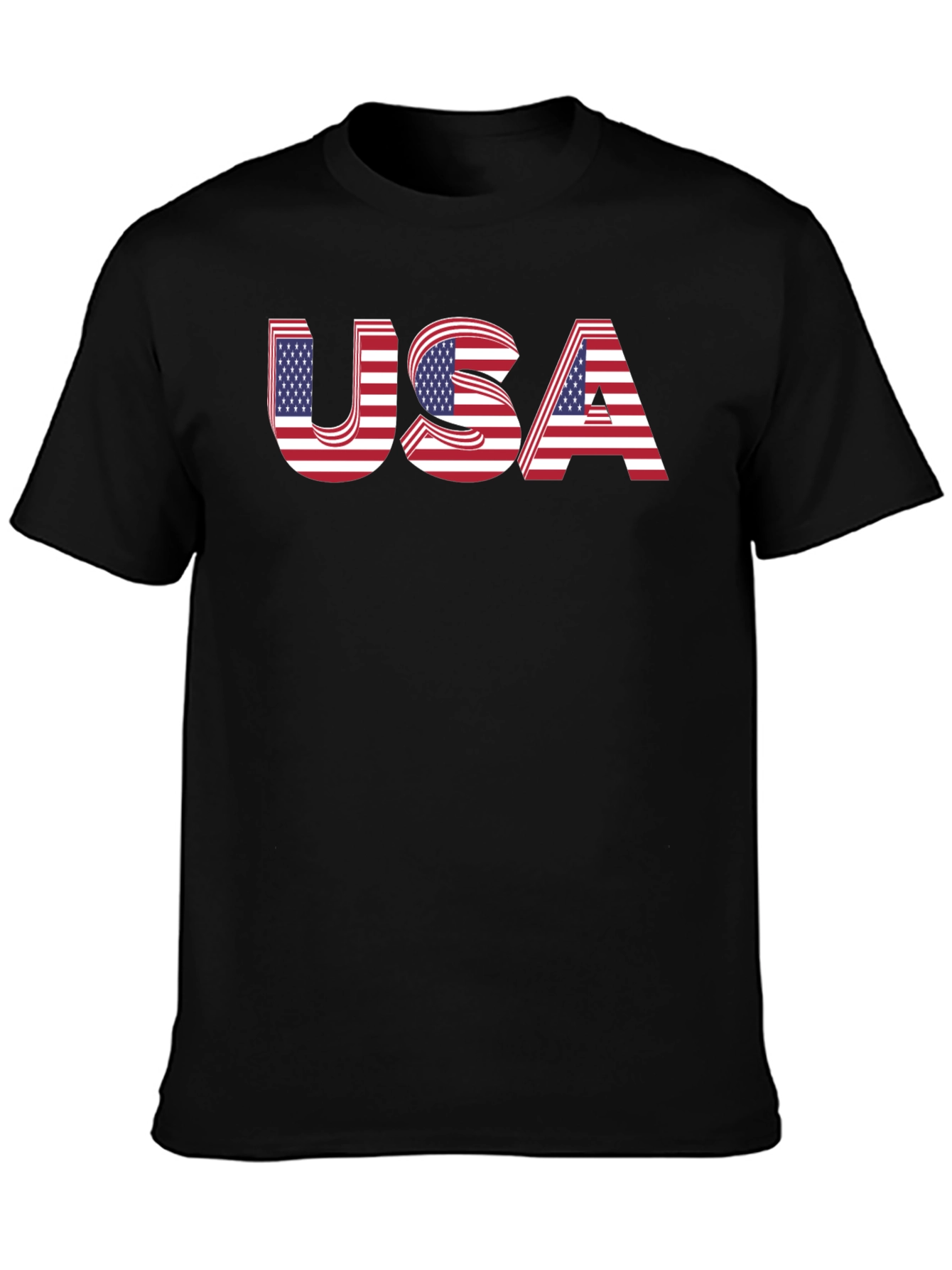 USA Flag Graphic T-Shirt
