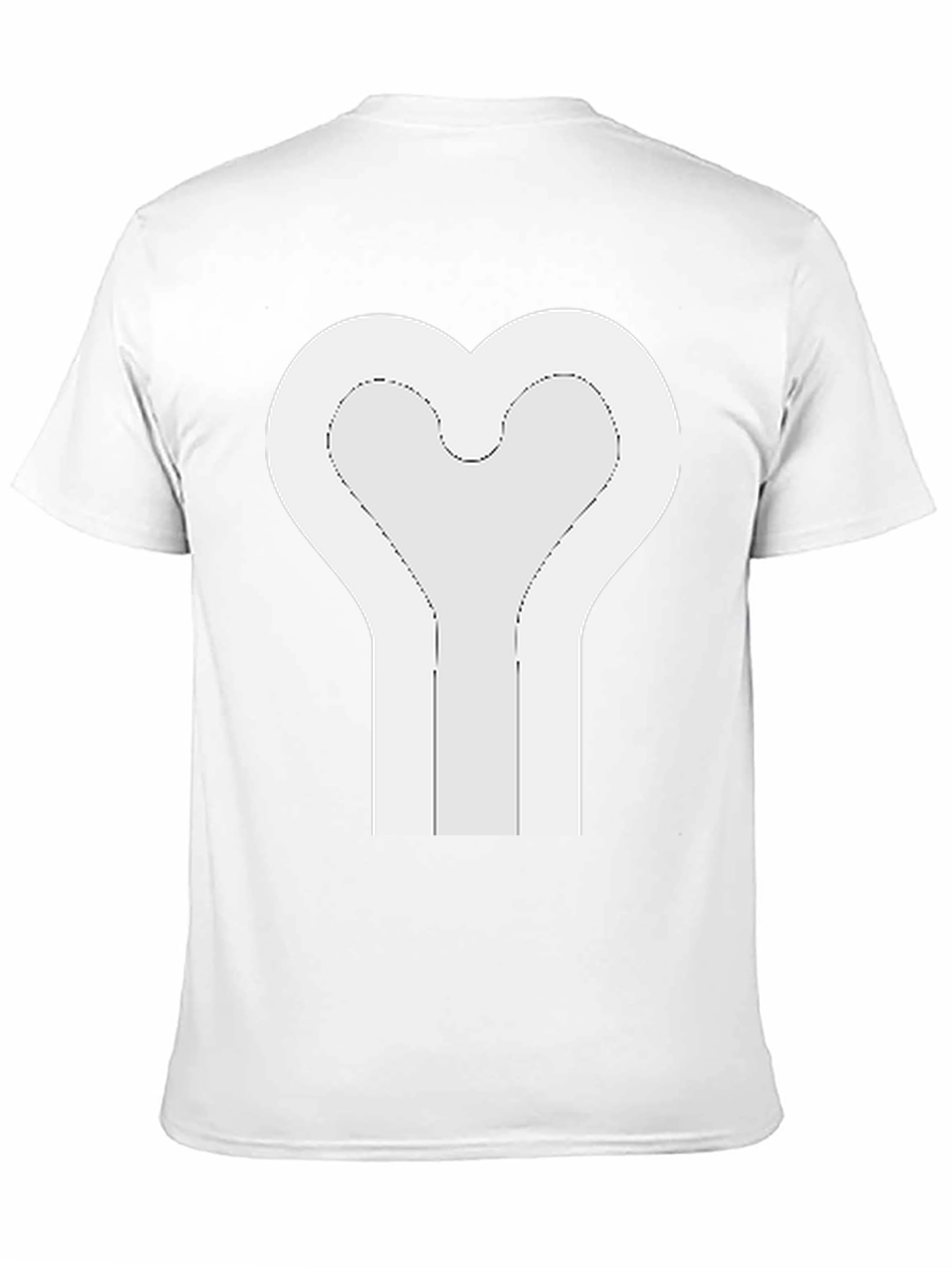 Heart Bone Graphic Tee - Unique Design
