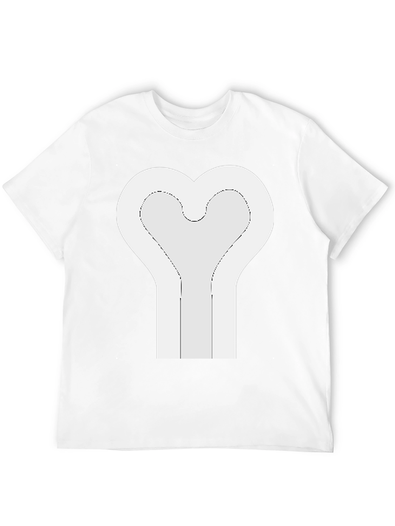 Heart Bone Graphic Tee - Unique Design
