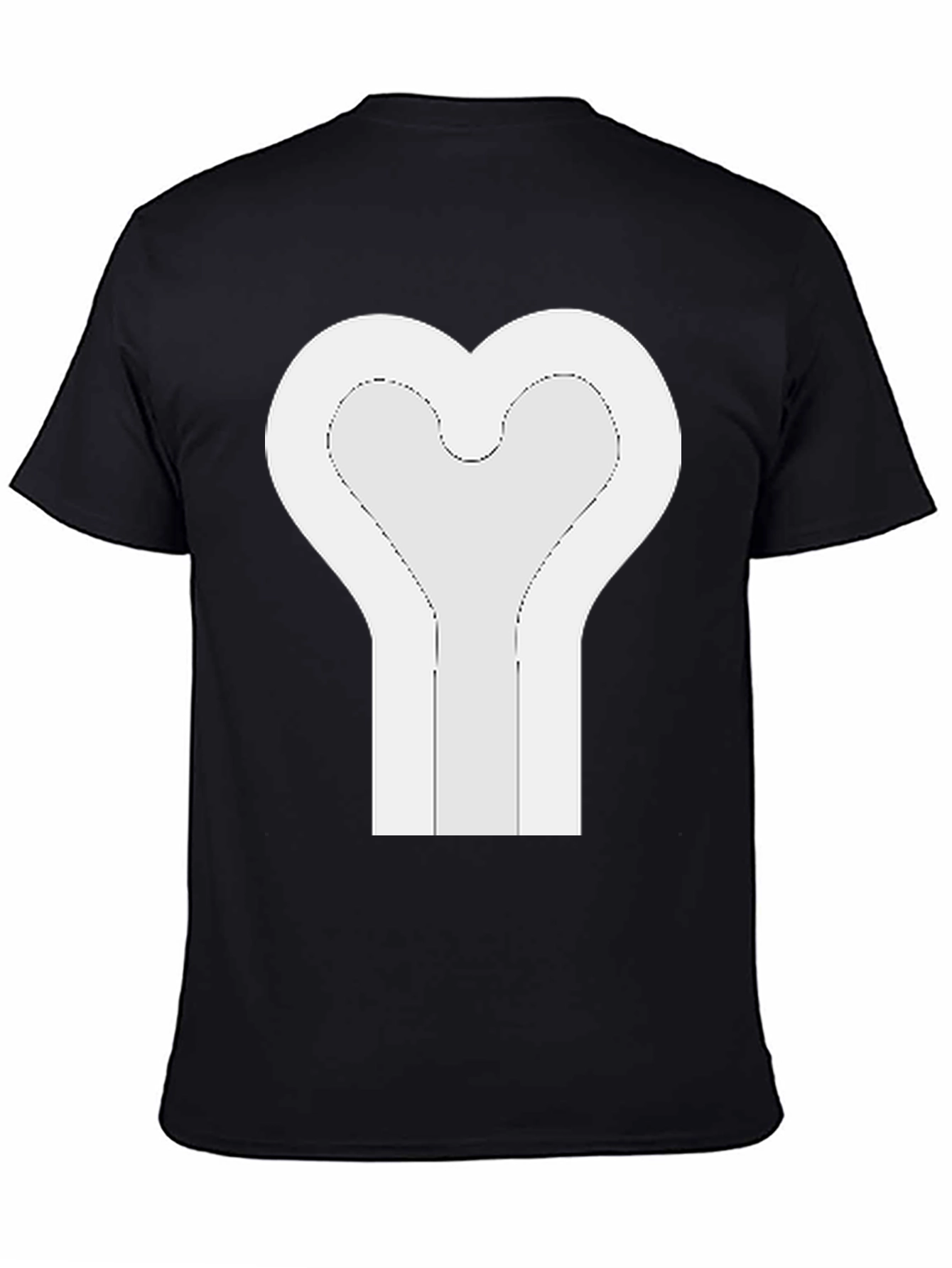 Heart Bone Graphic Tee - Unique Design