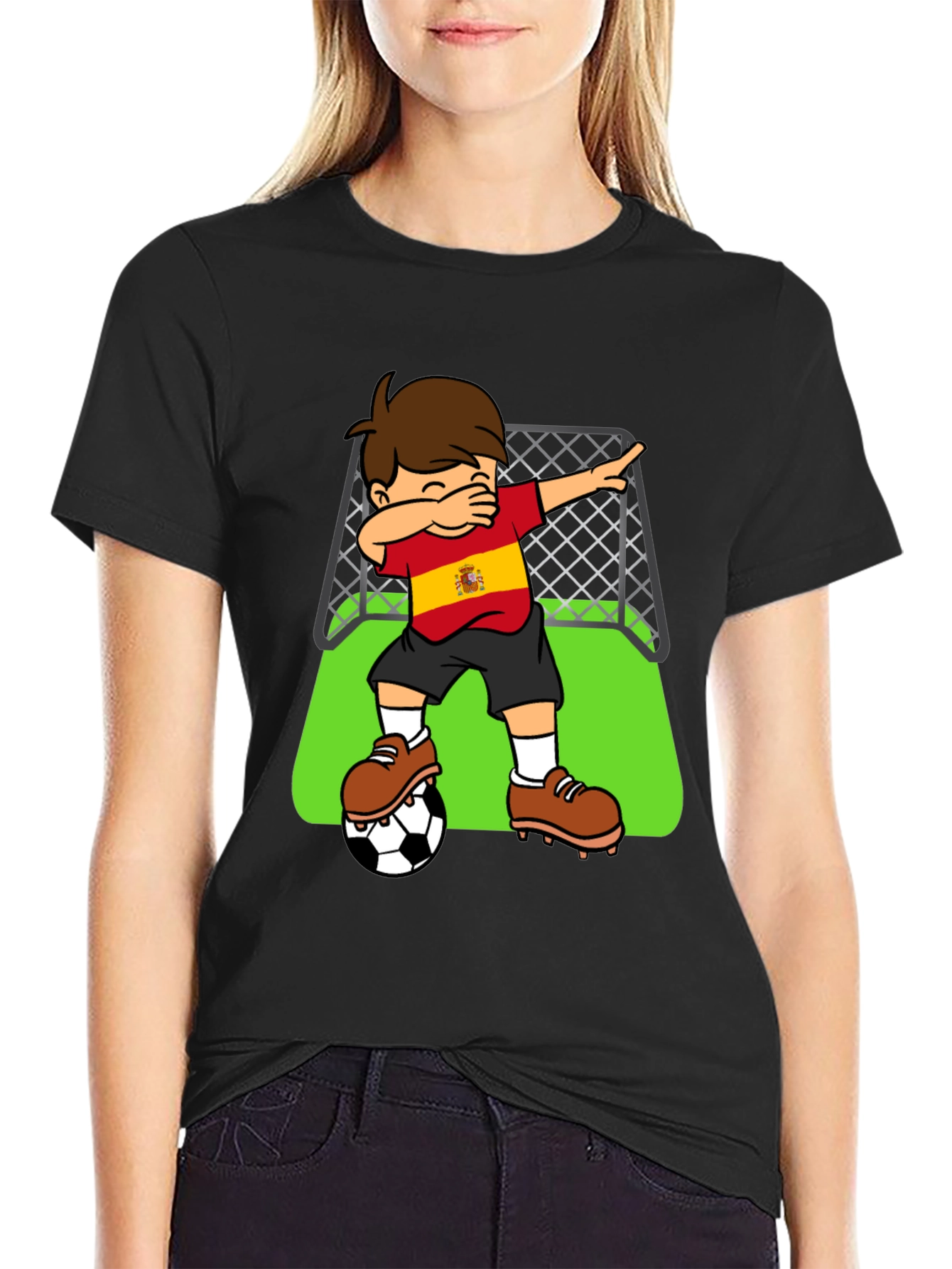 Spain Soccer Dab T-Shirt