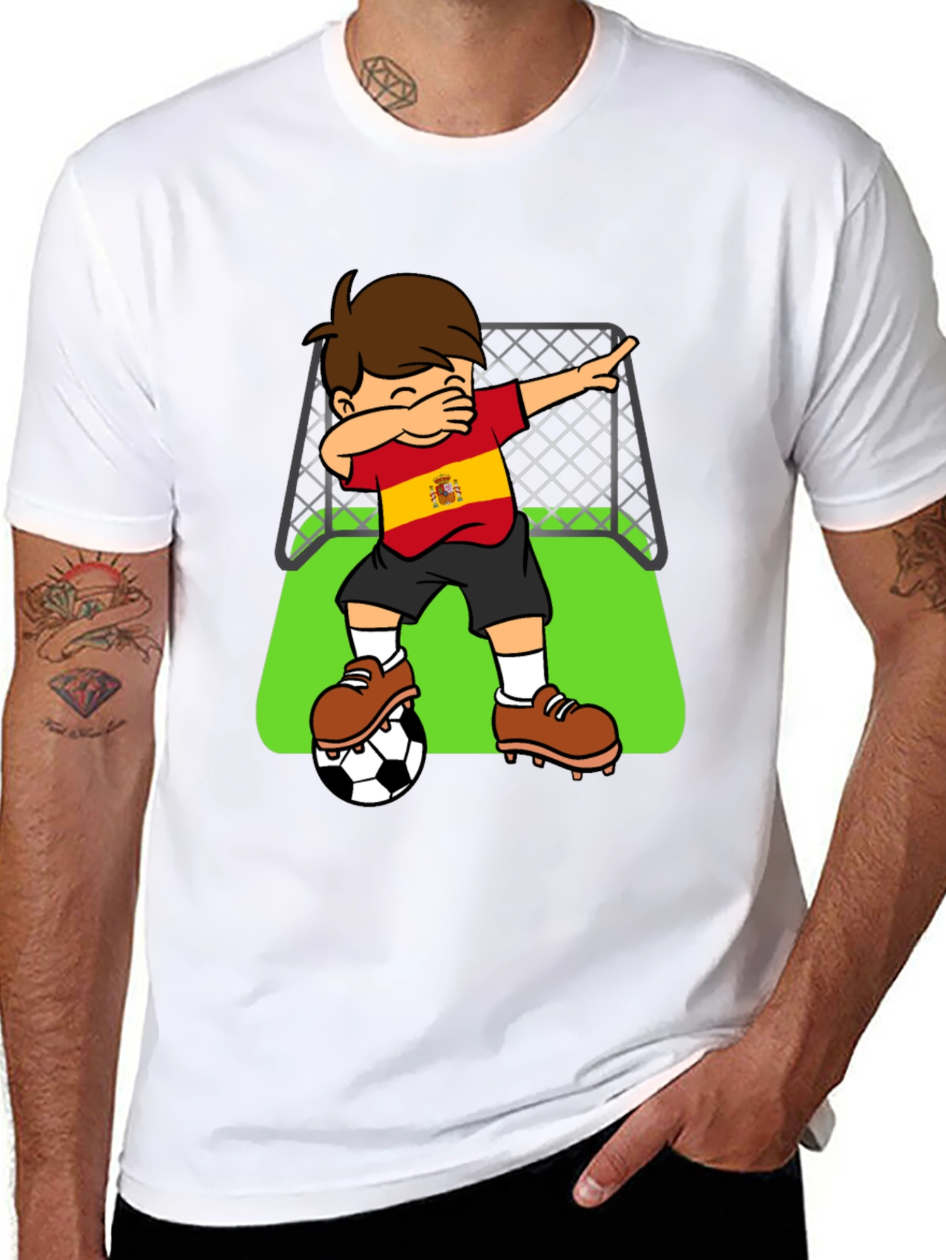 Spain Soccer Dab T-Shirt