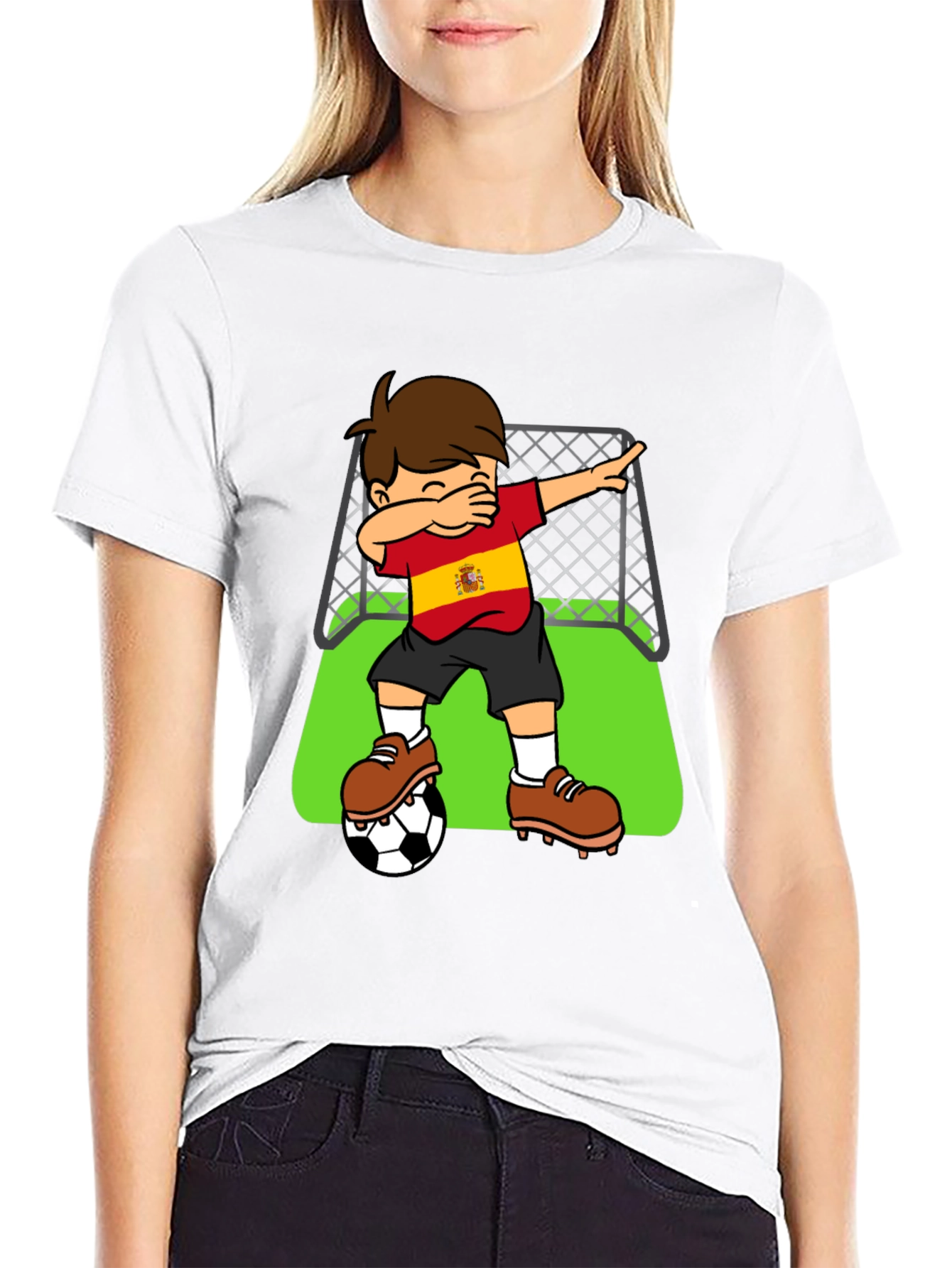 Spain Soccer Dab T-Shirt