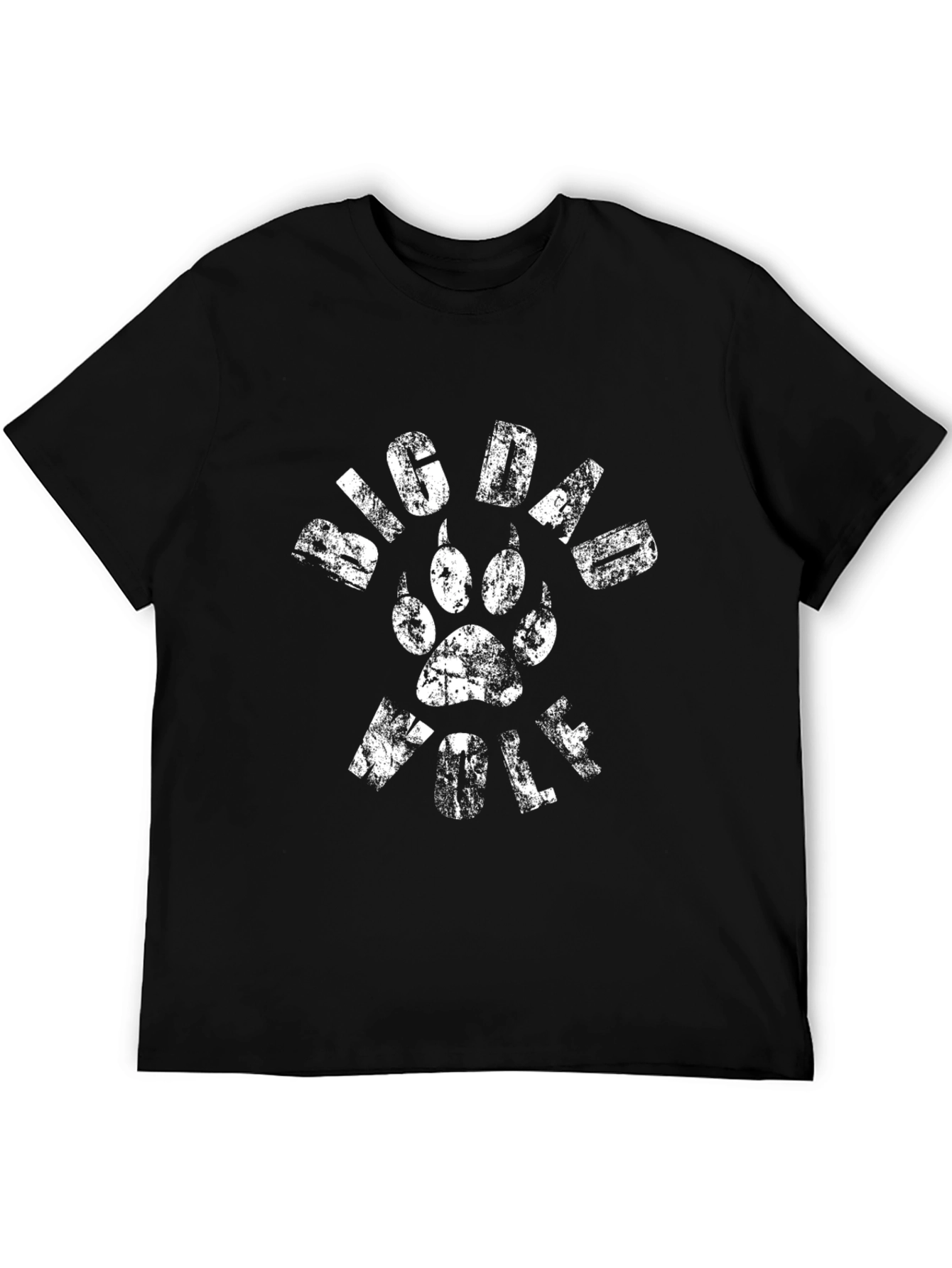 Big Dawg Wolf T-Shirt - Grunge Style