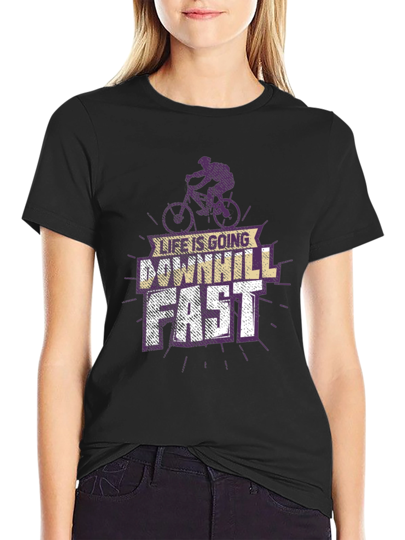 Life is Going Downhill Fast Graphic Tee