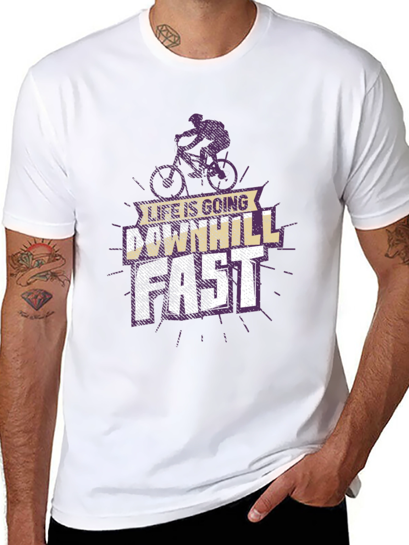 Life is Going Downhill Fast Graphic Tee