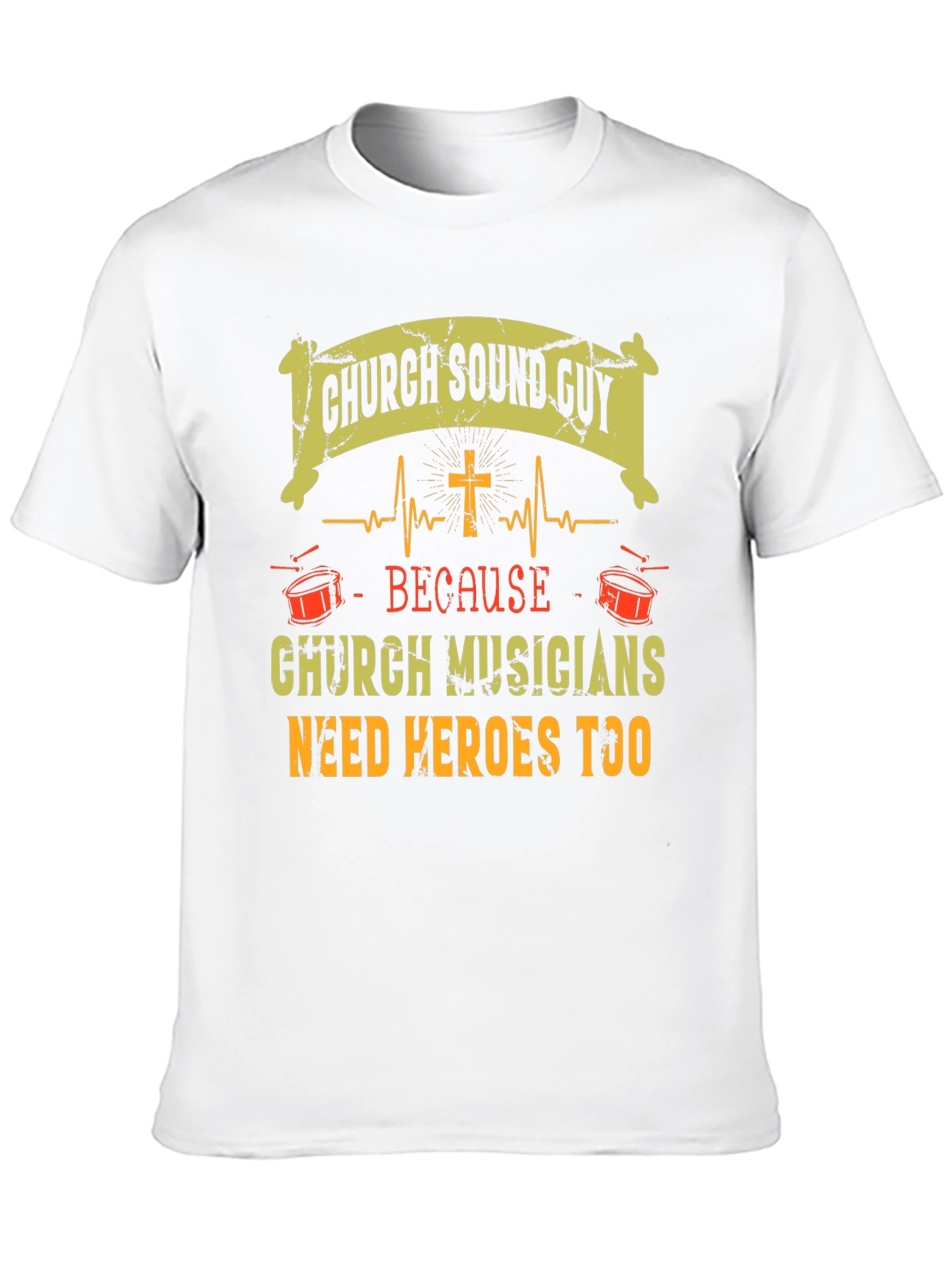 Church Sound Guy T-Shirt - Musicians Need Heroes Too
