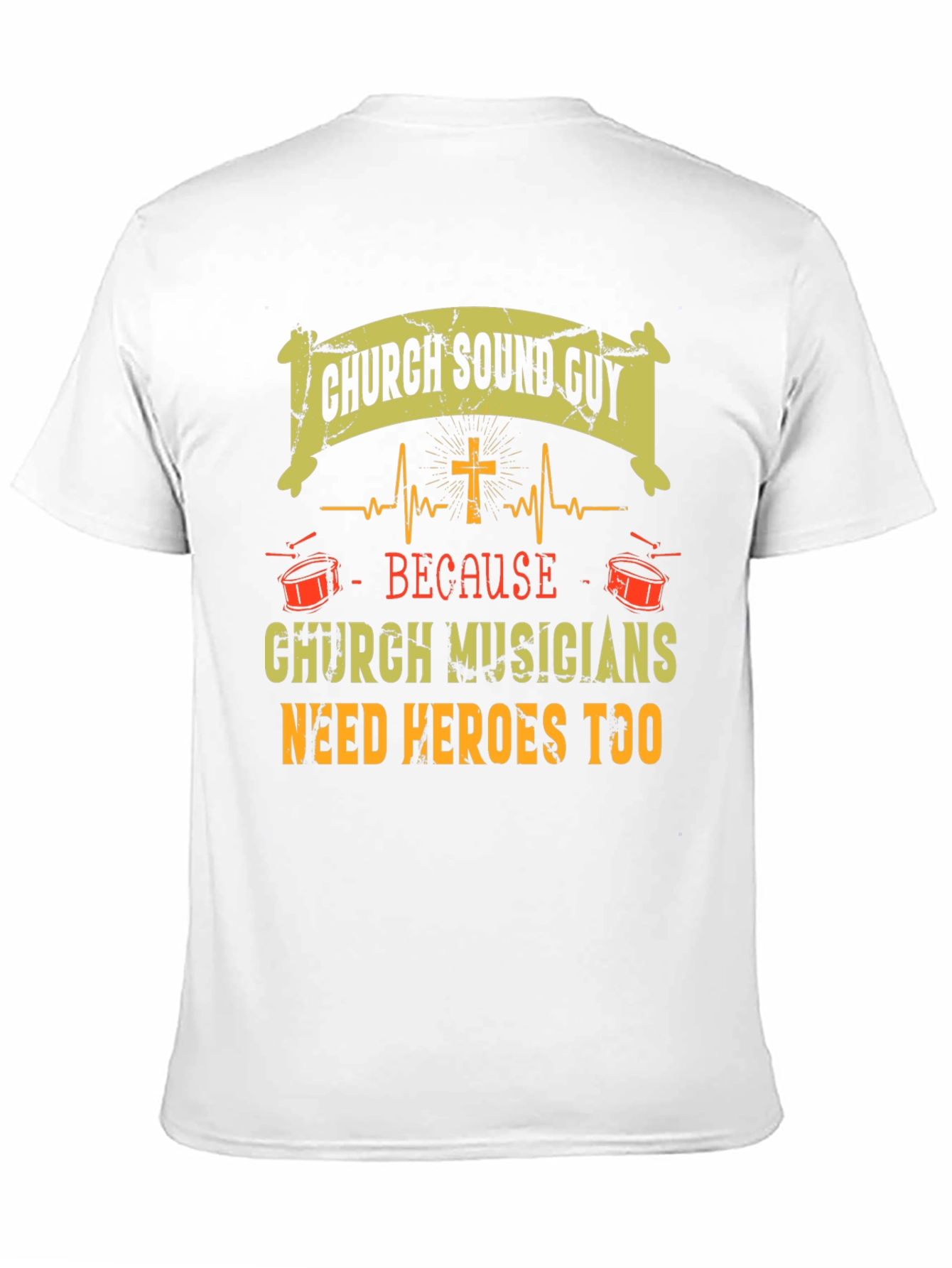 Church Sound Guy T-Shirt - Musicians Need Heroes Too