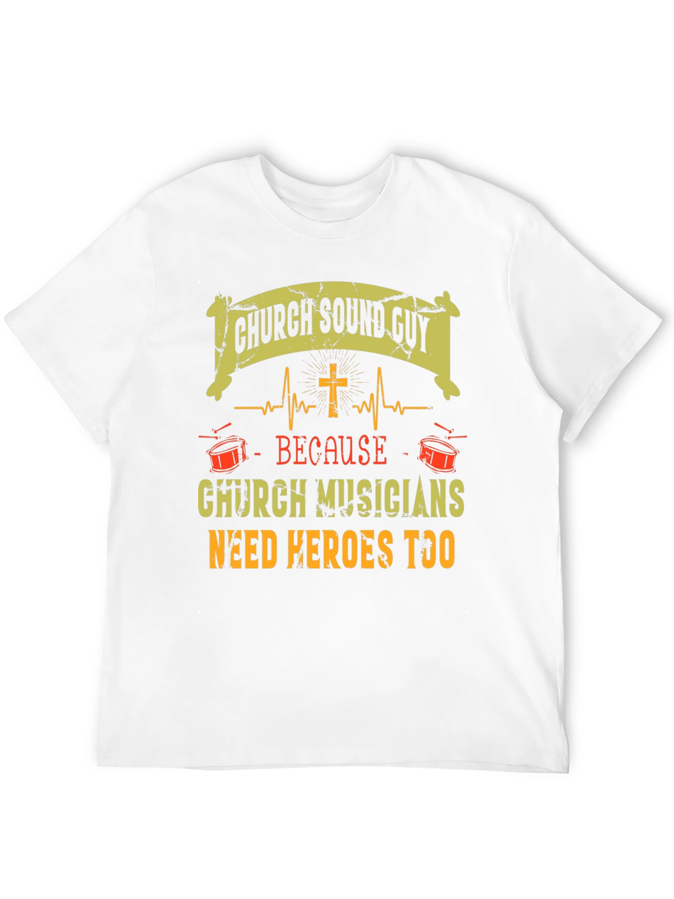 Church Sound Guy T-Shirt - Musicians Need Heroes Too