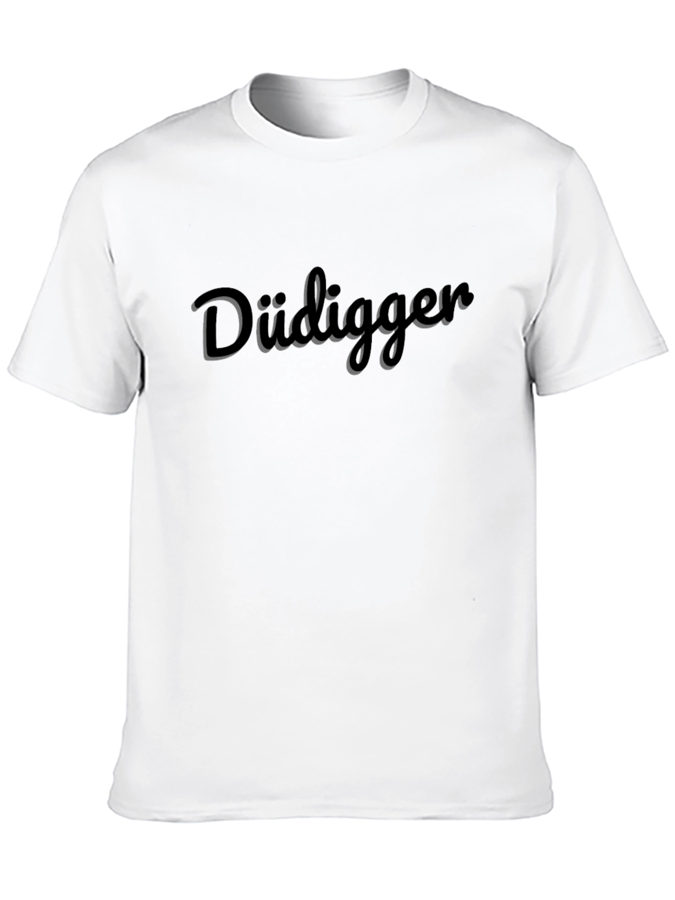 Düdigger Graphic Tee - Stylish Black T-Shirt