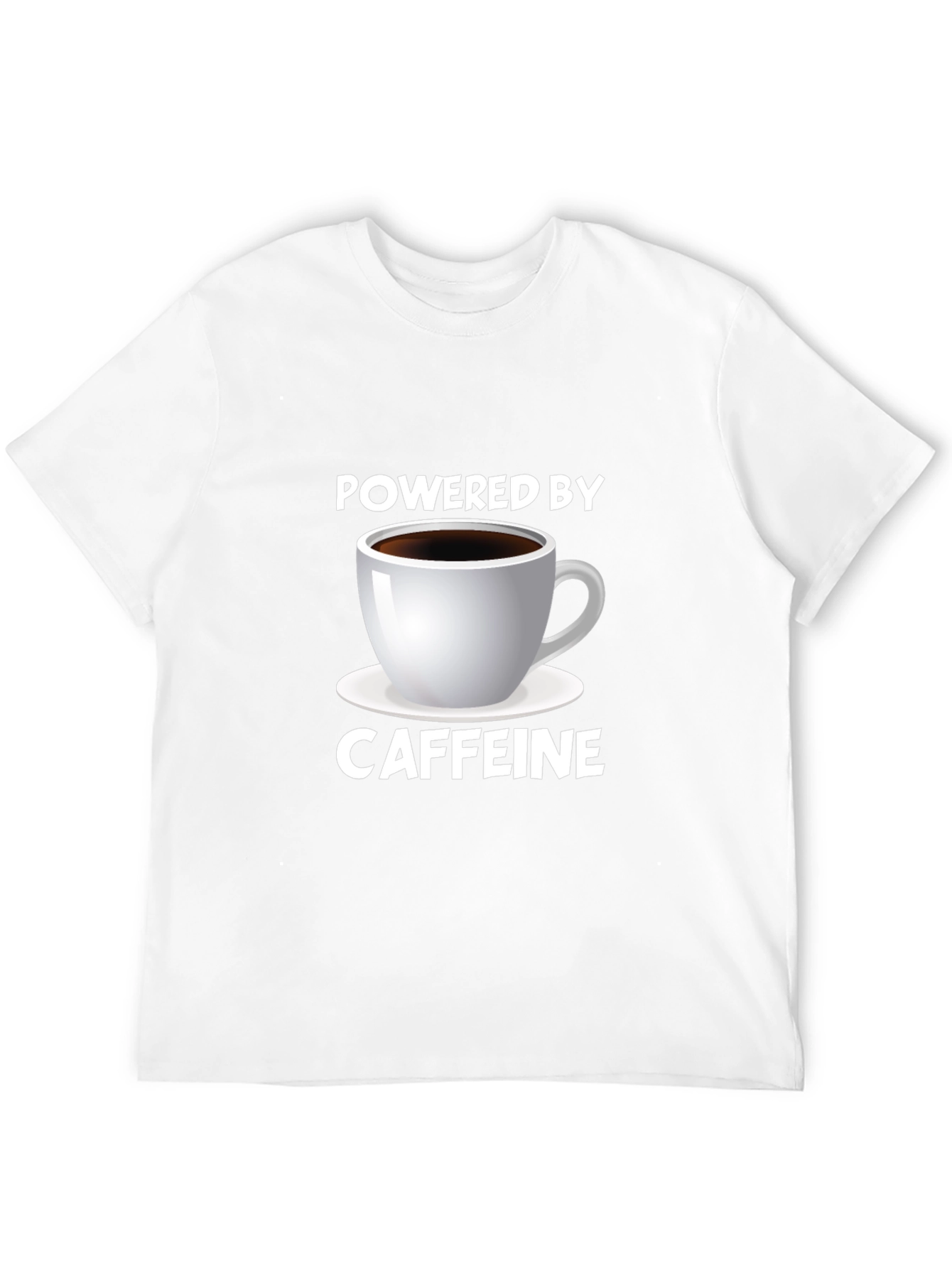 Powered by Caffeine Graphic Tee - Black
