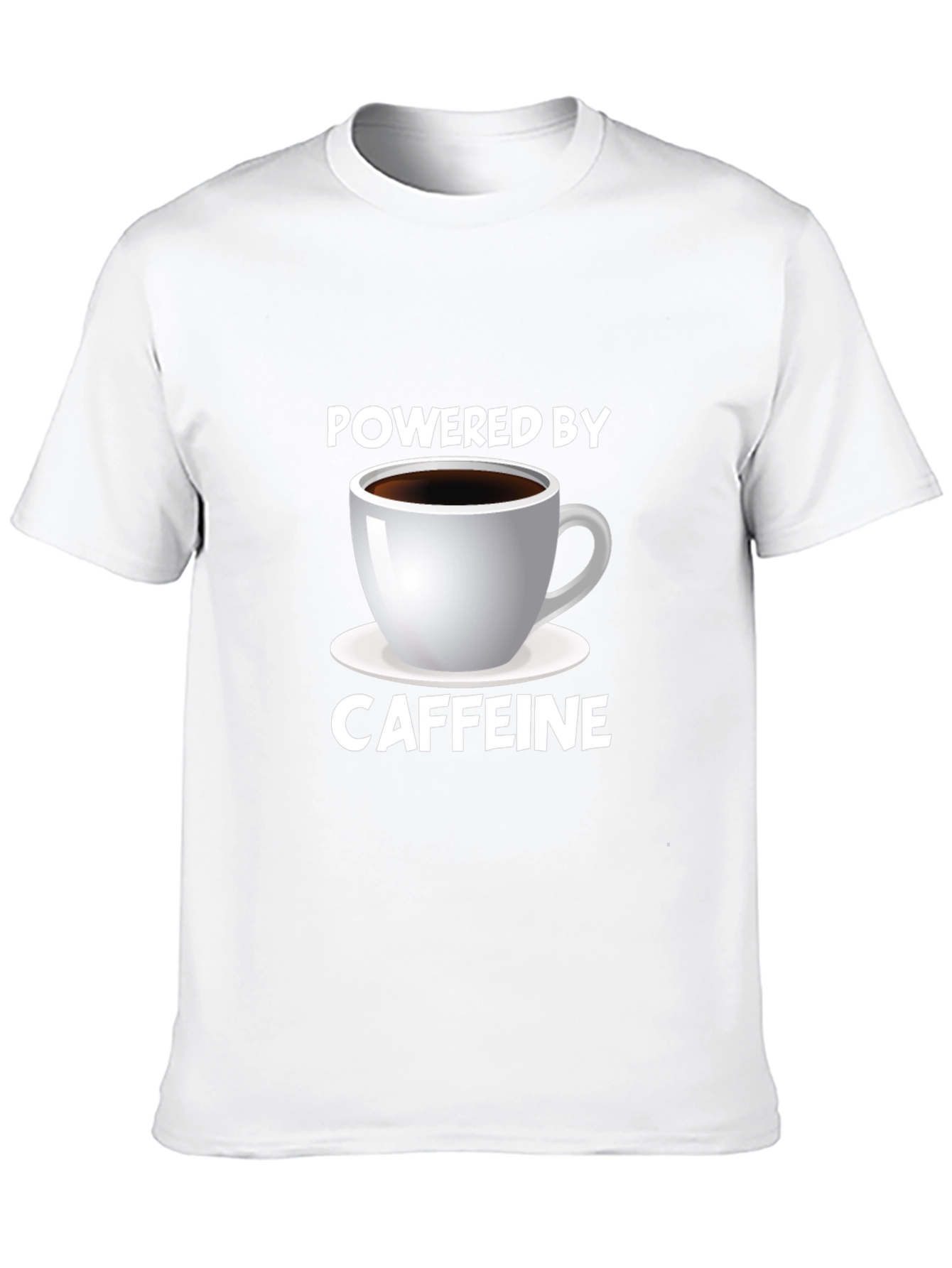 Powered by Caffeine Graphic Tee - Black