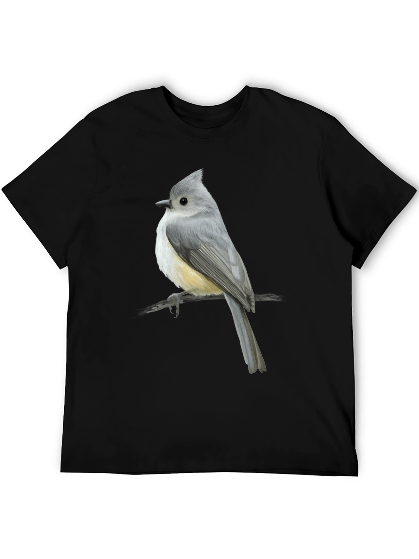 Tufted Titmouse Bird Graphic T-Shirt