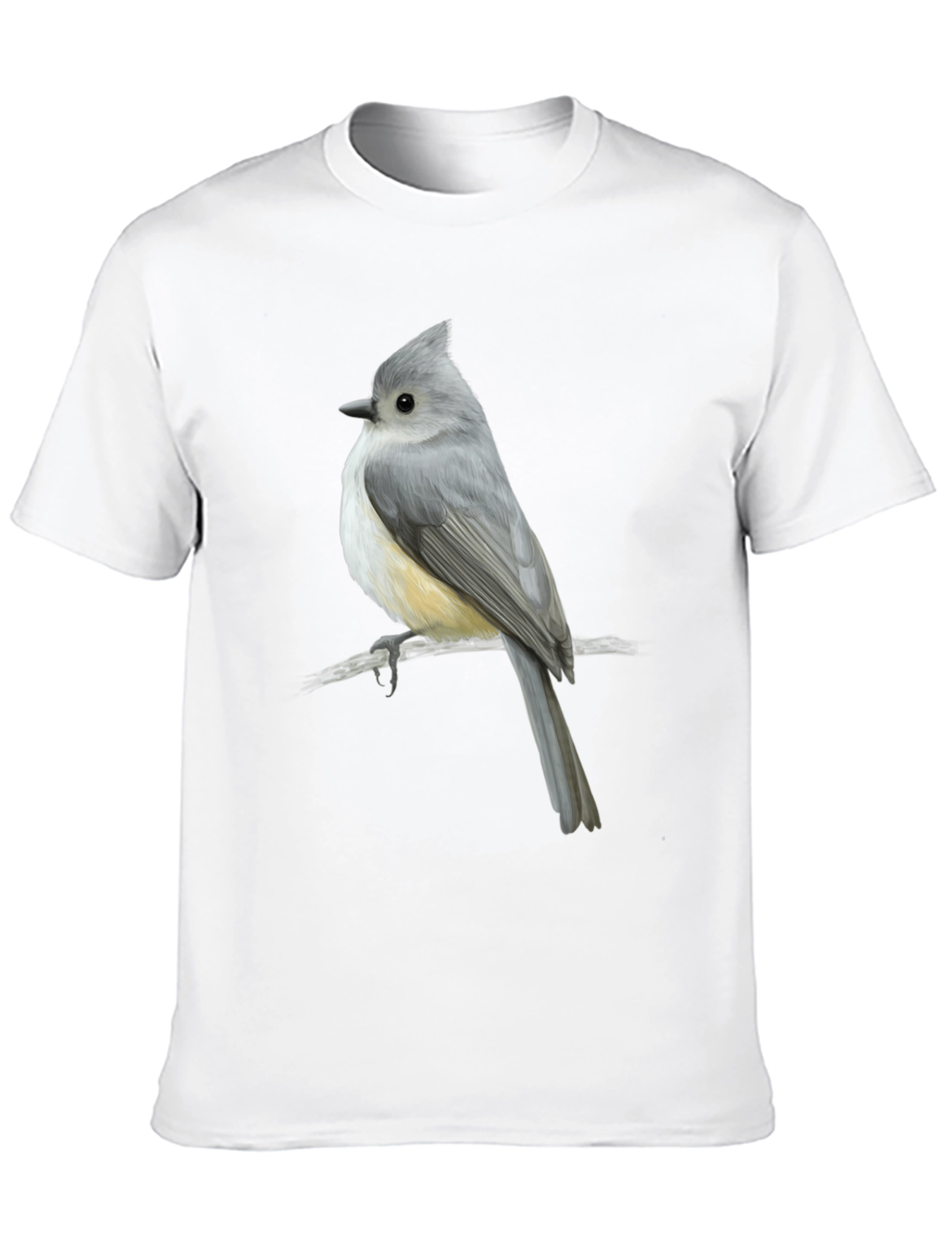 Tufted Titmouse Bird Graphic T-Shirt