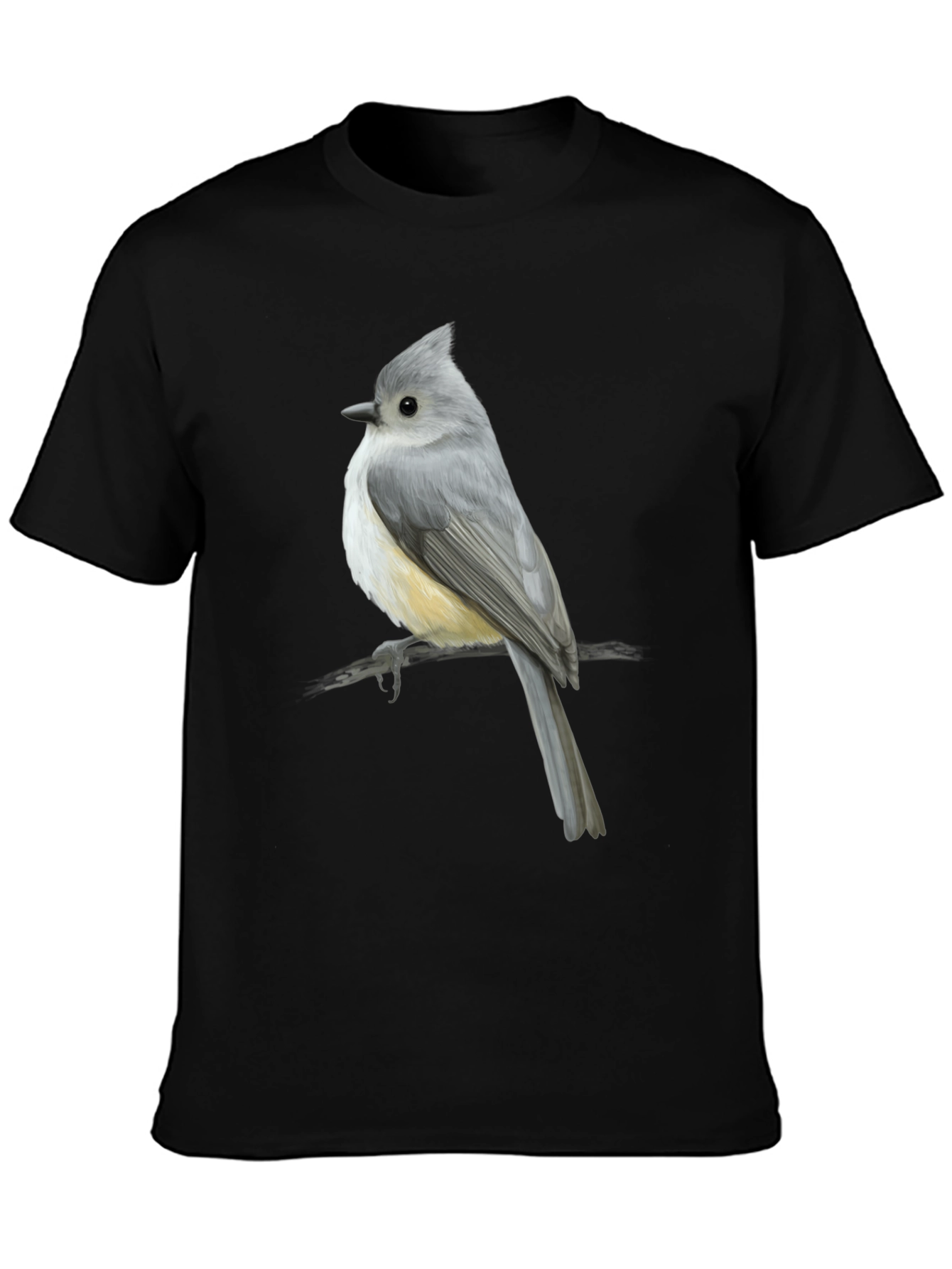 Tufted Titmouse Bird Graphic T-Shirt