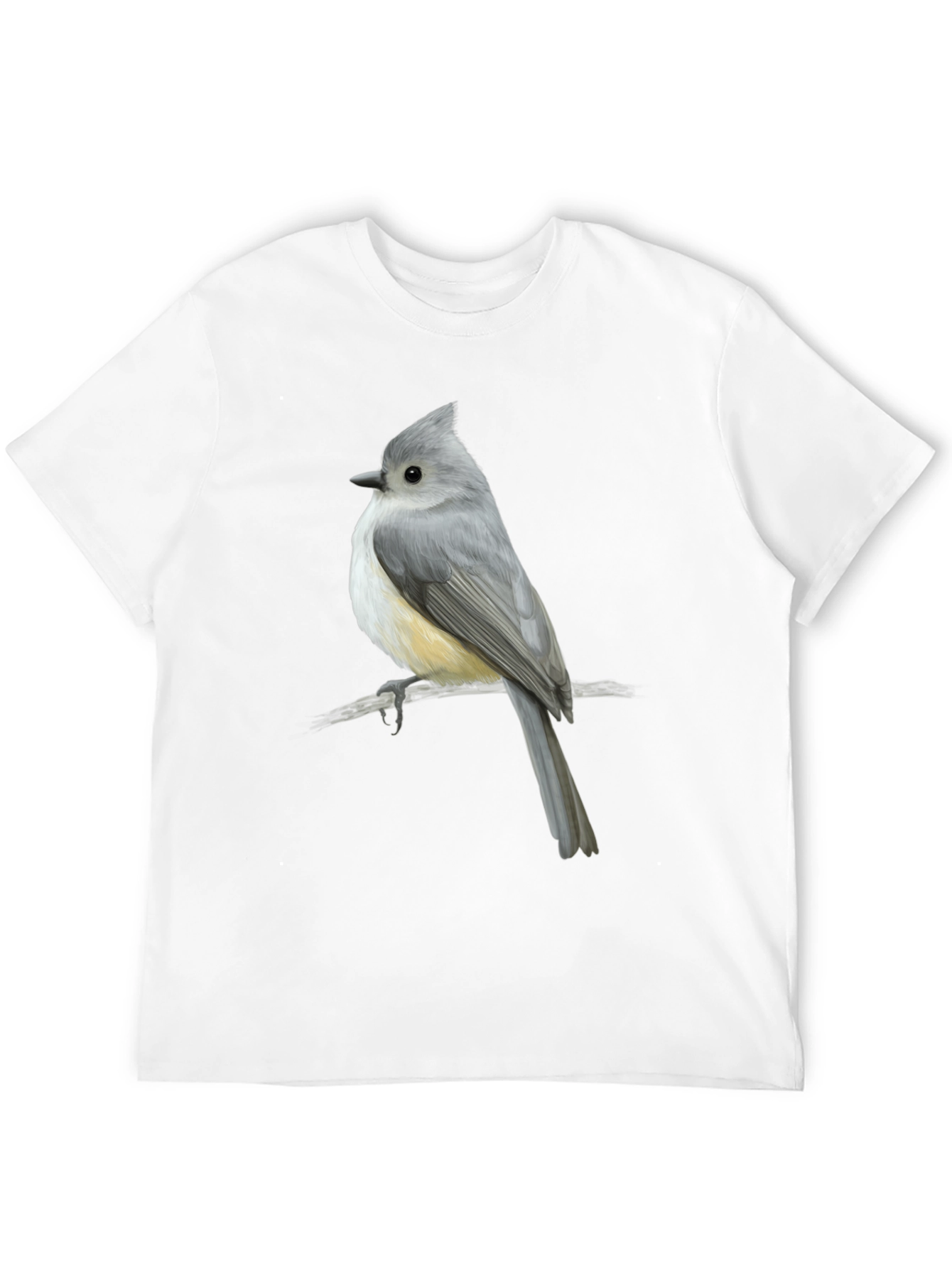 Tufted Titmouse Bird Graphic T-Shirt
