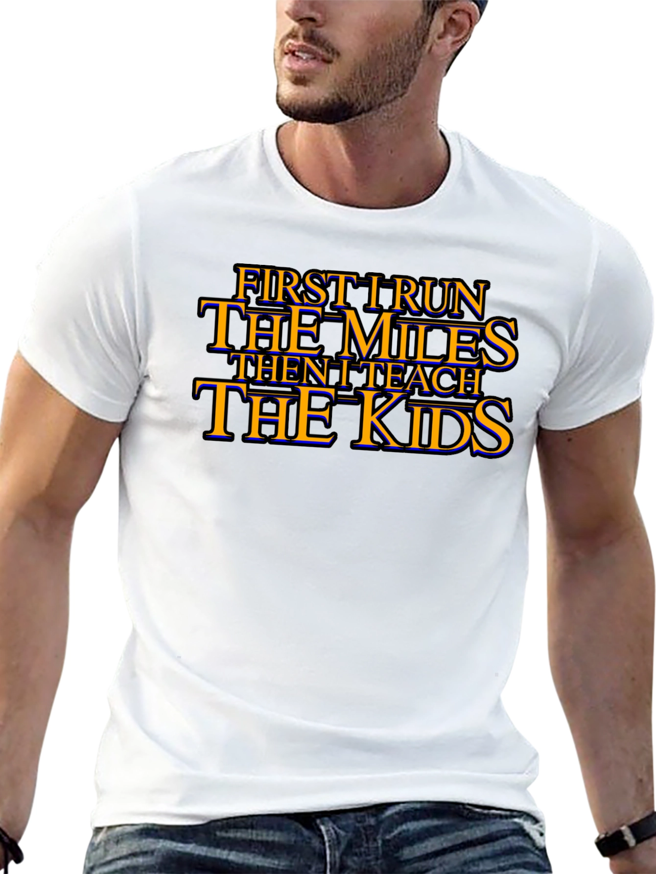 Runner Teacher Graphic T-Shirt