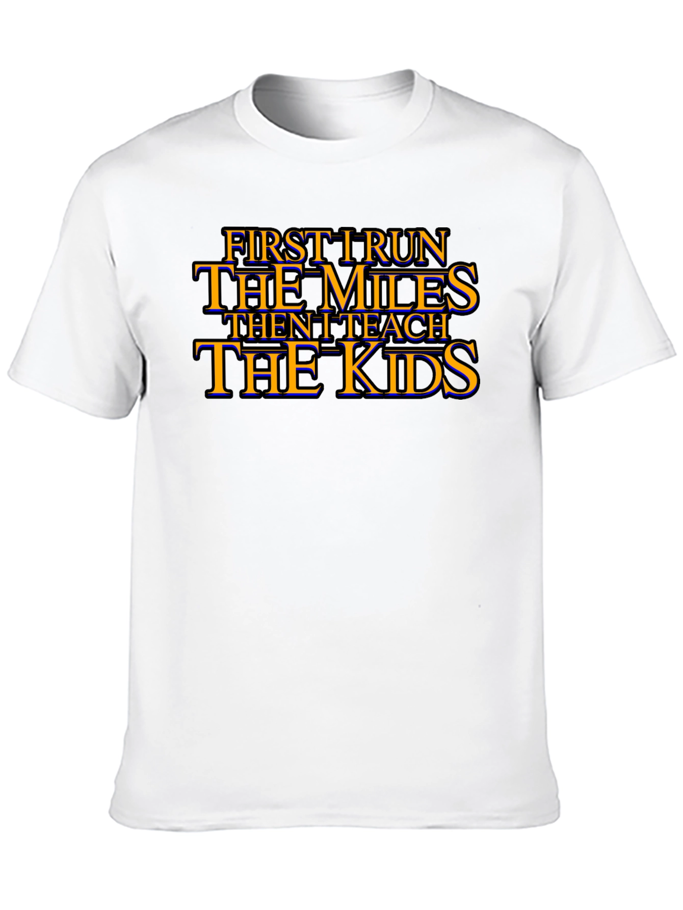 Runner Teacher Graphic T-Shirt