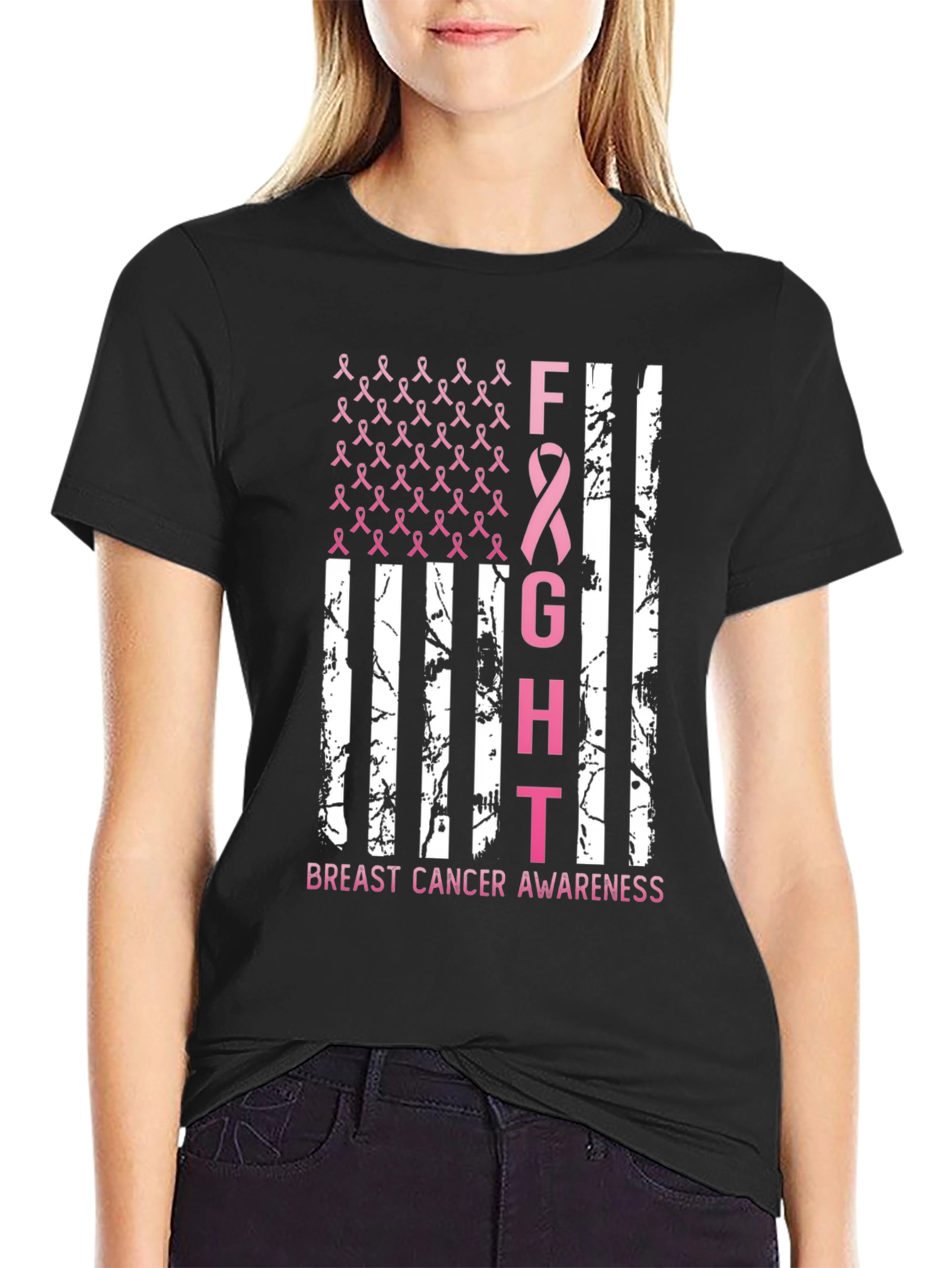 Breast Cancer Awareness Fight T-Shirt