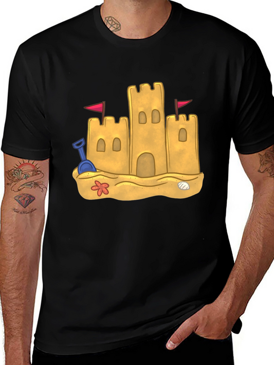 Sandcastle Graphic Tee - Beach Vibes