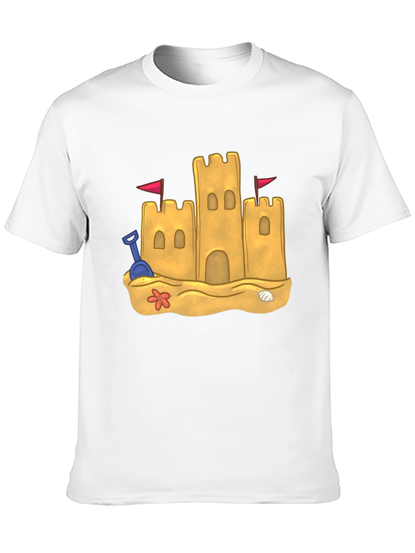 Sandcastle Graphic Tee - Beach Vibes