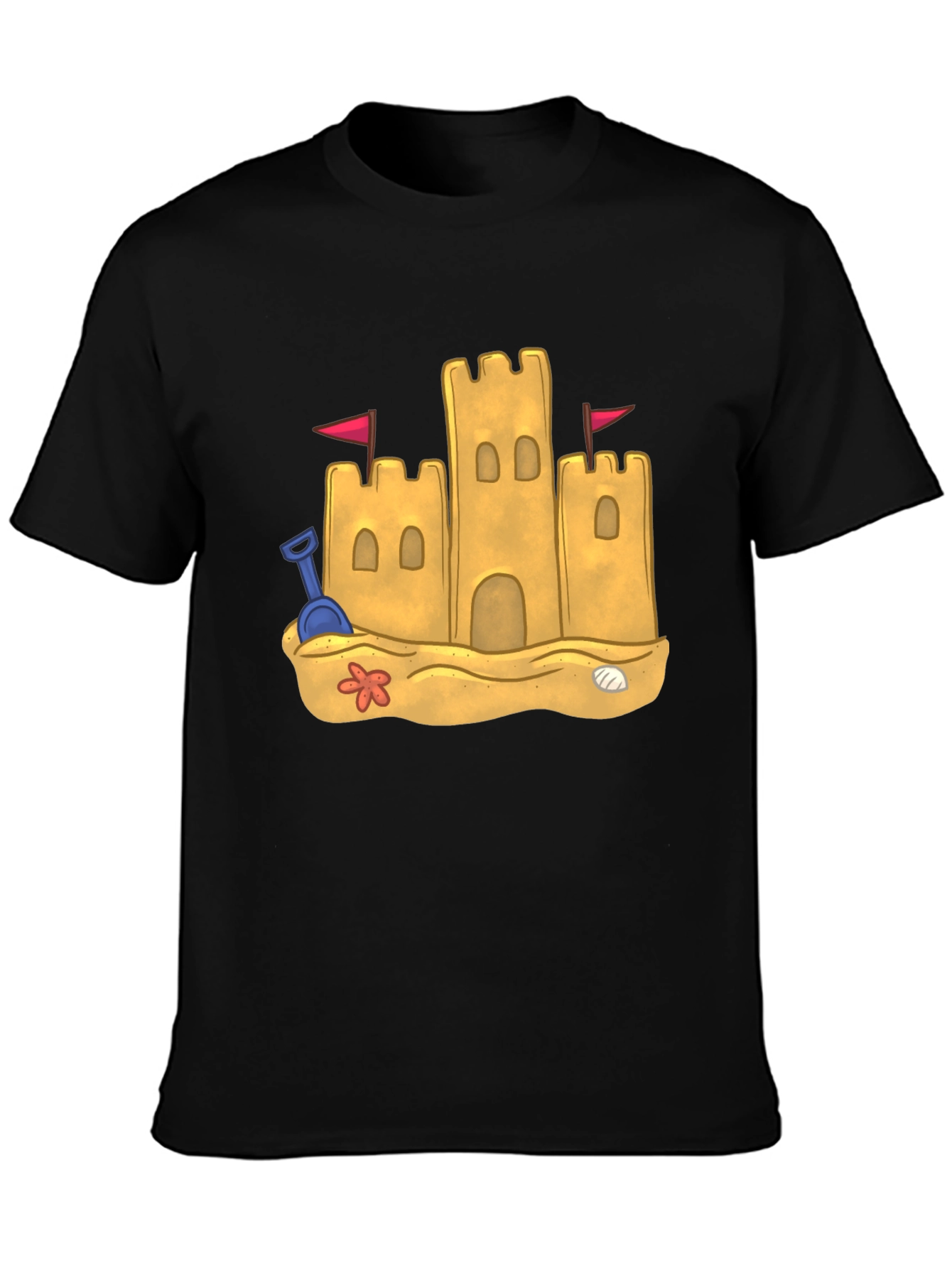 Sandcastle Graphic Tee - Beach Vibes