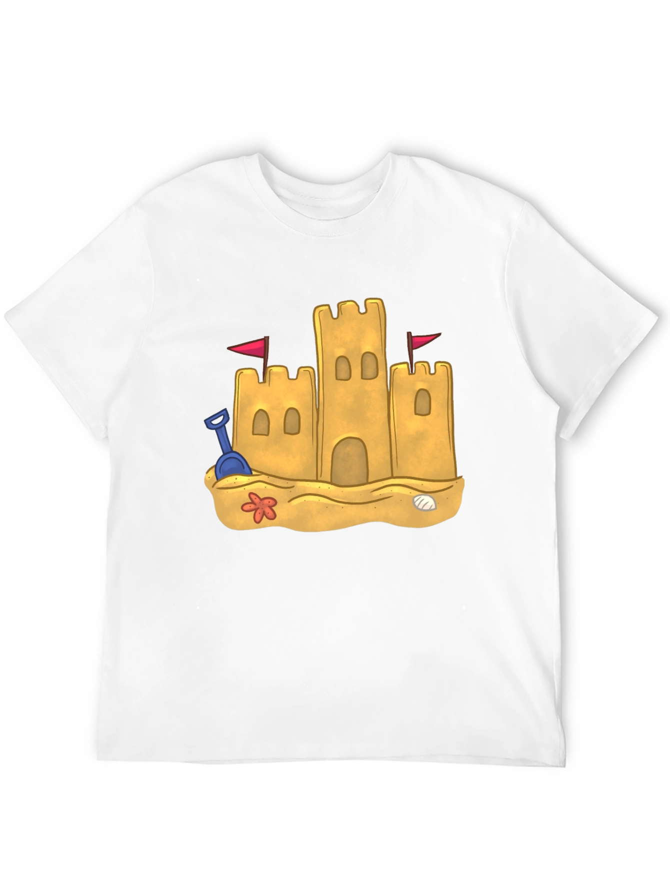 Sandcastle Graphic Tee - Beach Vibes