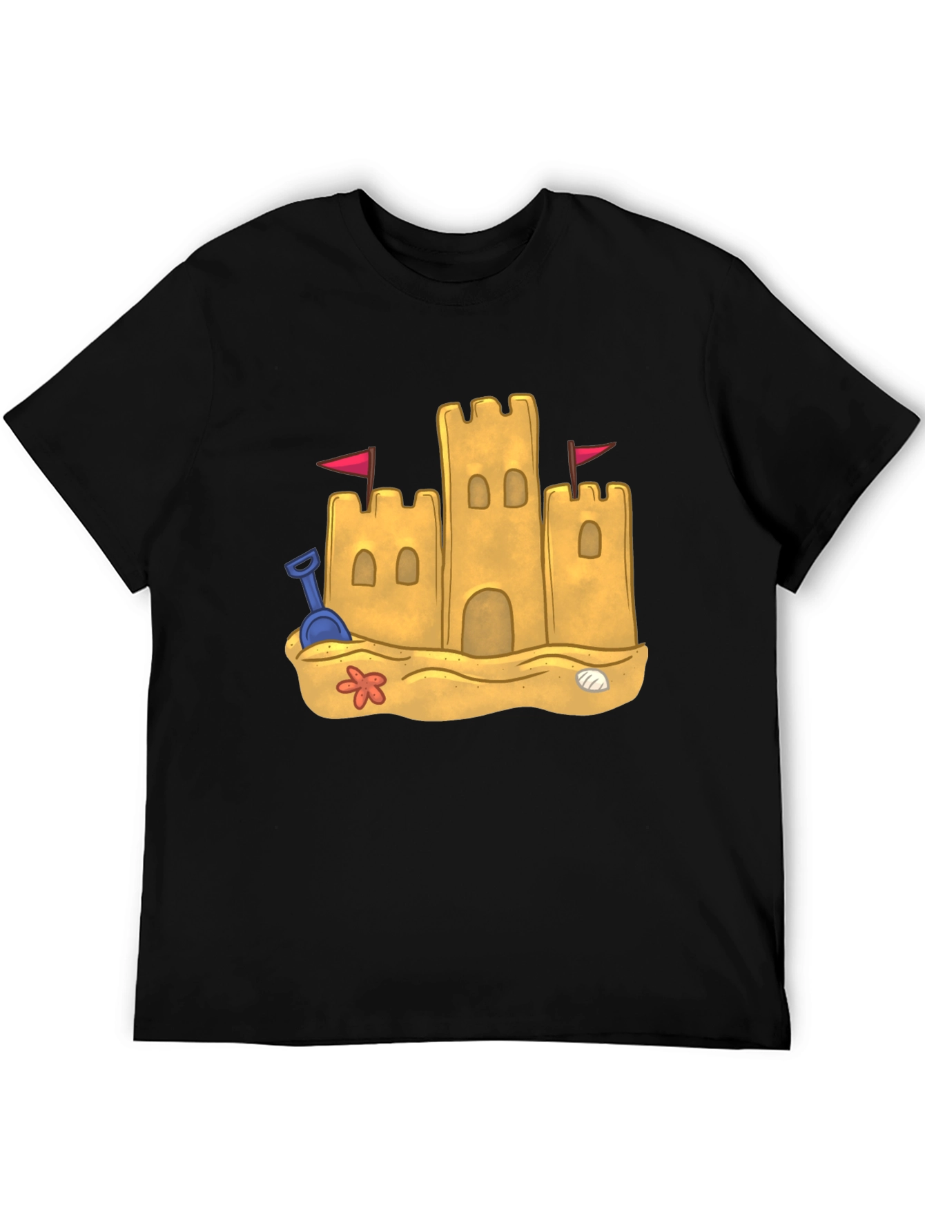 Sandcastle Graphic Tee - Beach Vibes