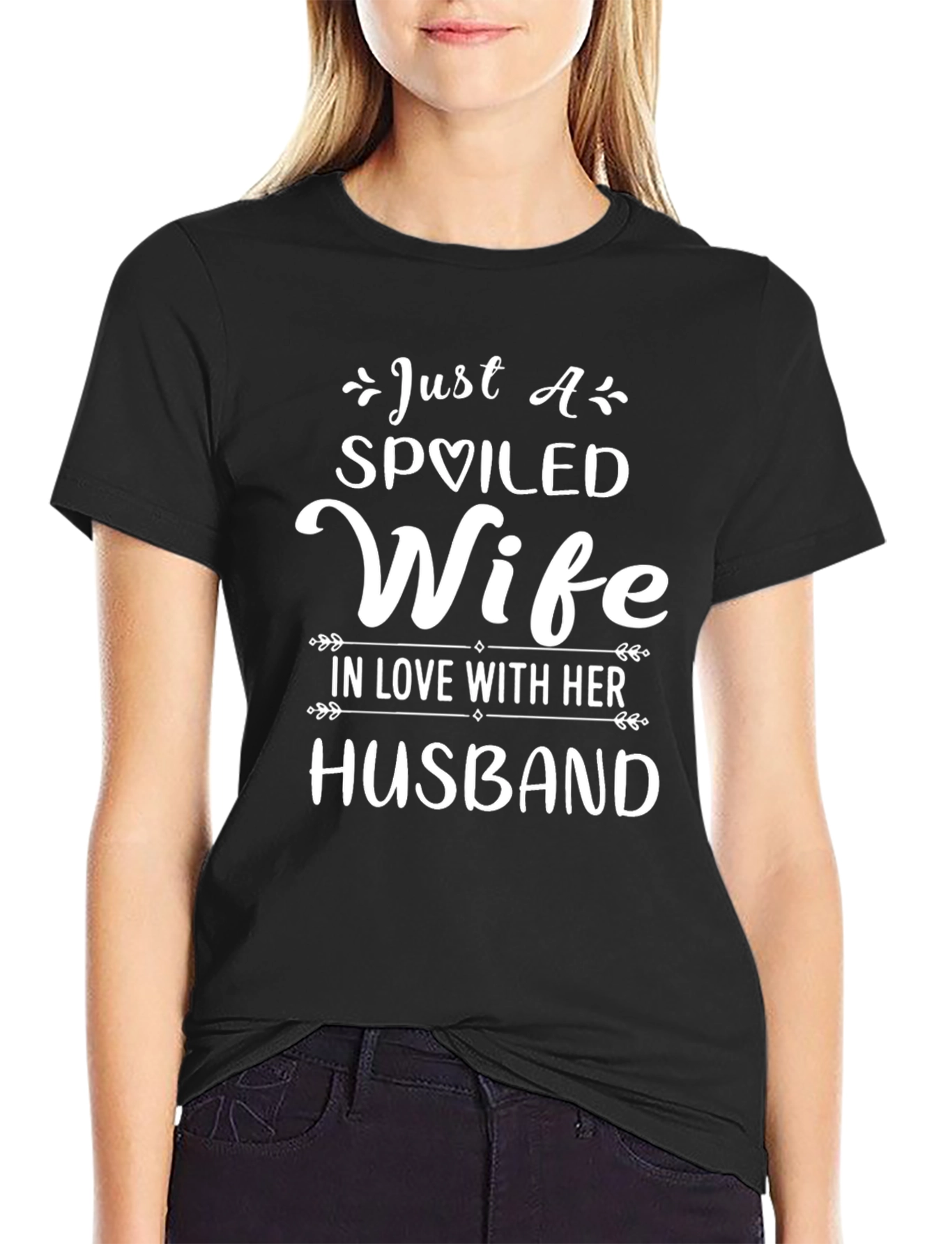 Spoiled Wife T-Shirt - Husband in Love Graphic Tee