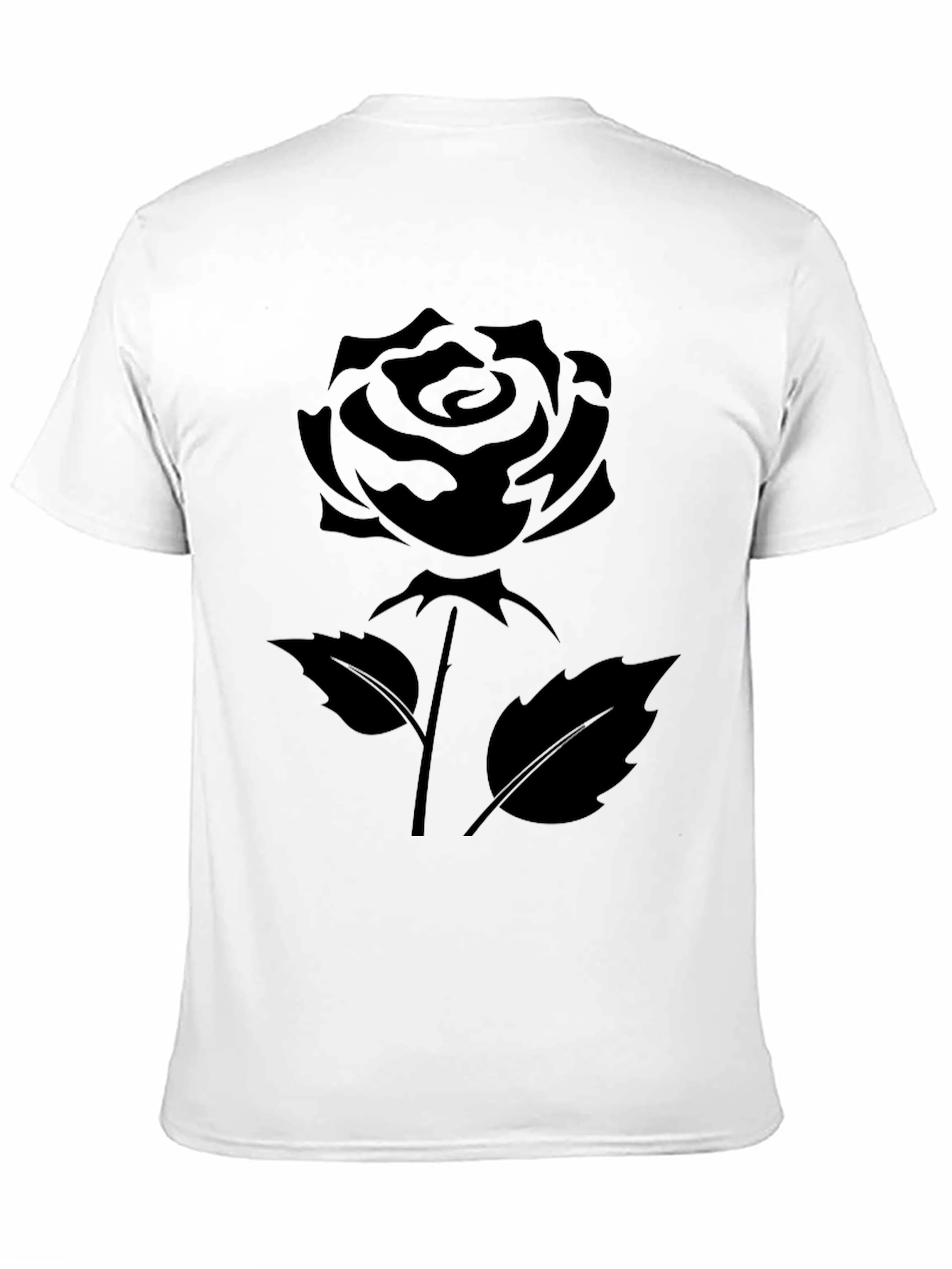 Black Rose Graphic T-Shirt - Stylish & Comfortable