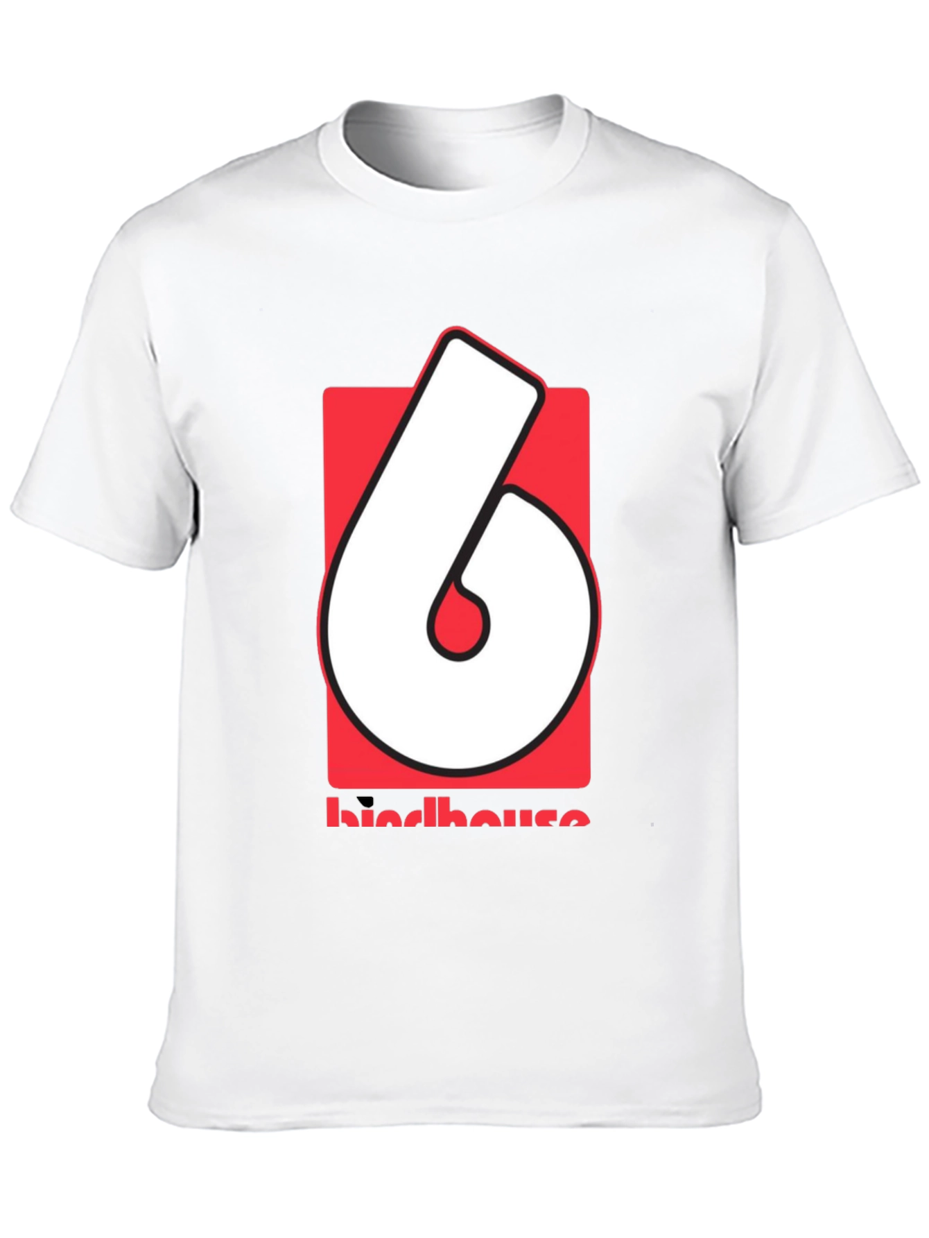 Retro Birdhouse Logo Graphic Tee - Black