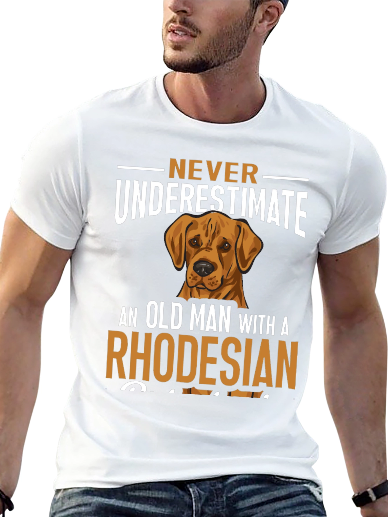 Rhodesian Ridgeback Dog T-Shirt - Never Underestimate
