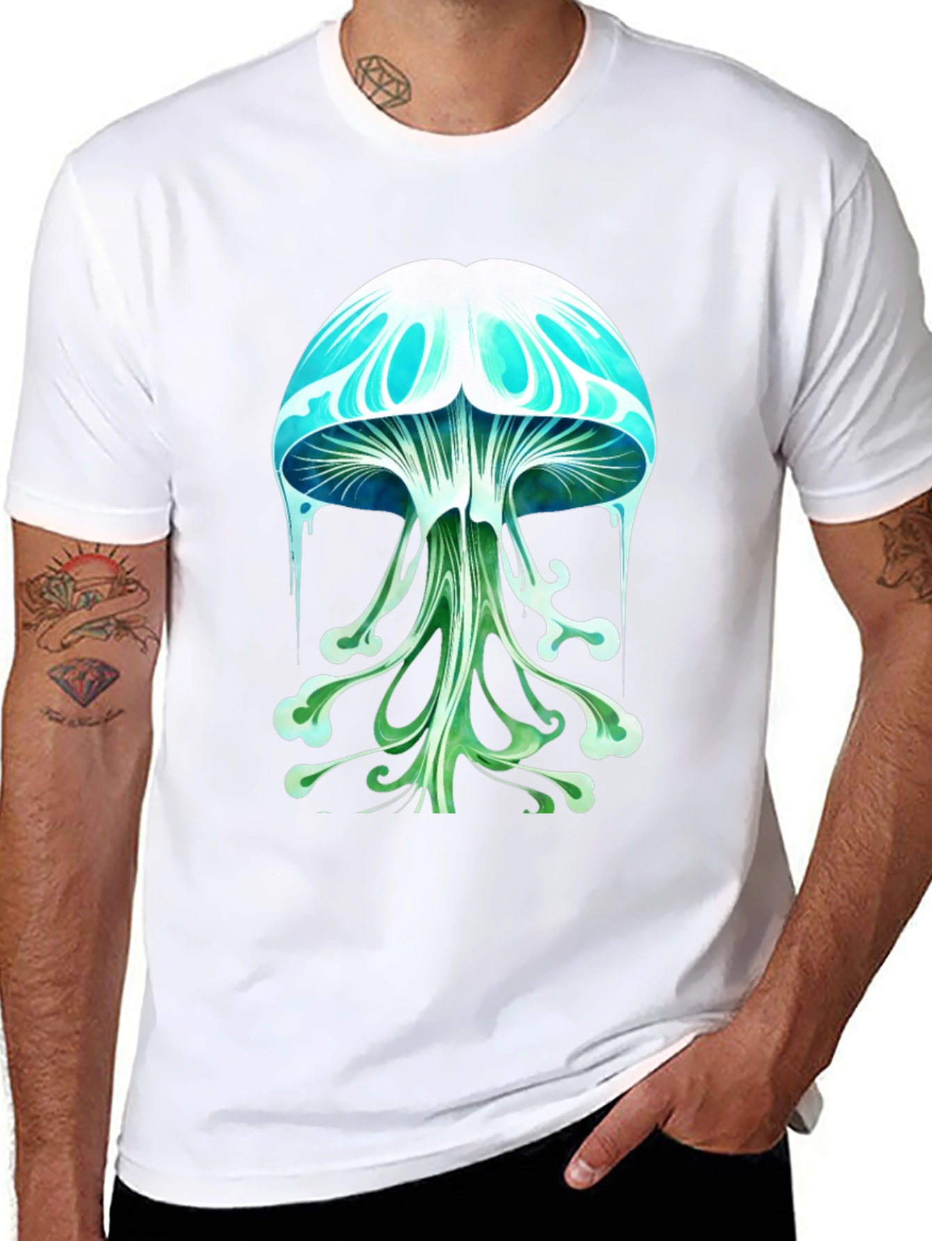 Jellyfish Graphic Tee - Unique Design