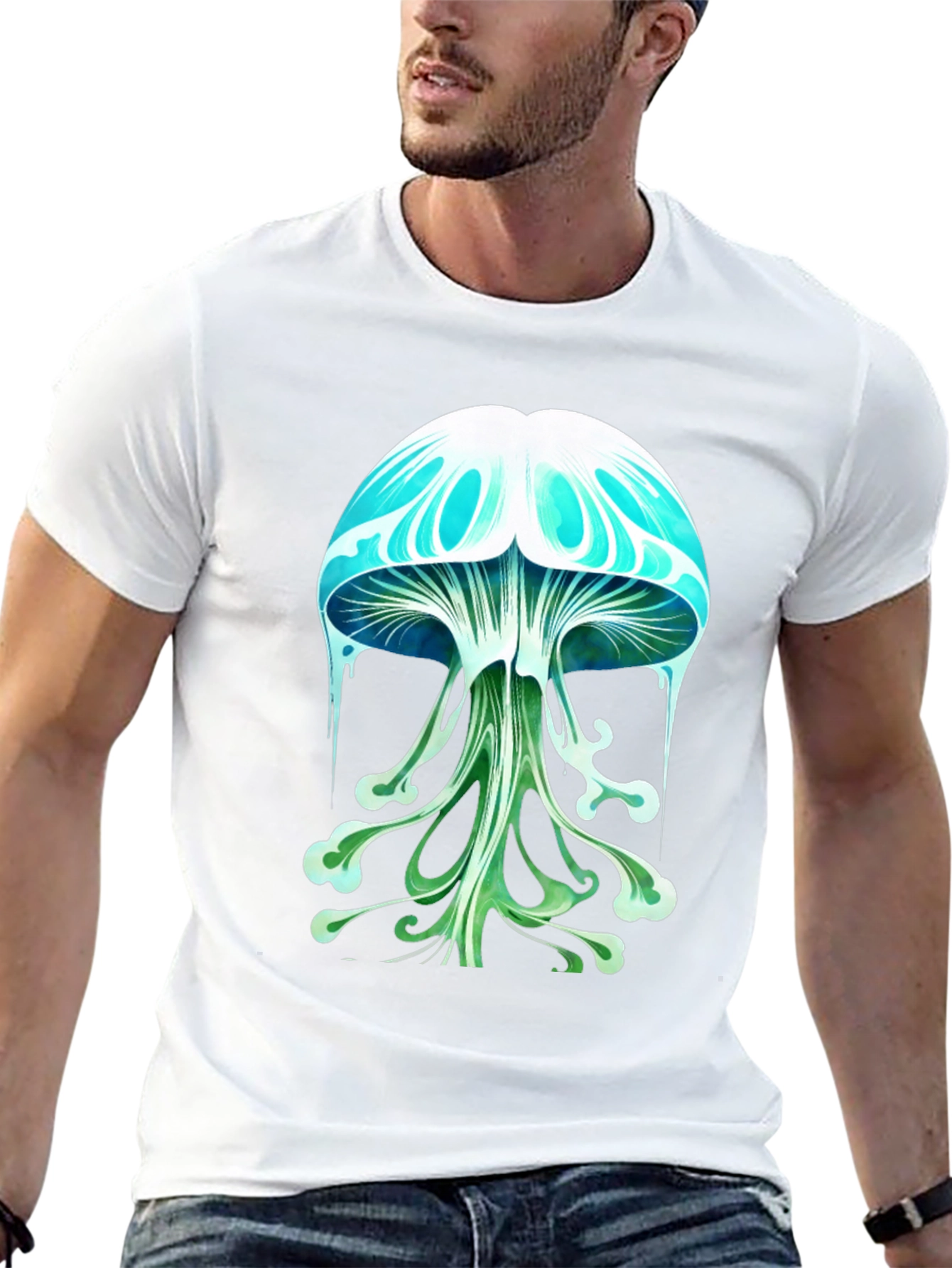 Jellyfish Graphic Tee - Unique Design