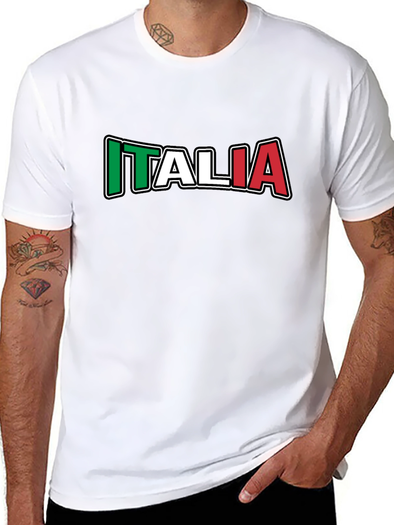 Italia Flag T-Shirt - Italian Pride Tee