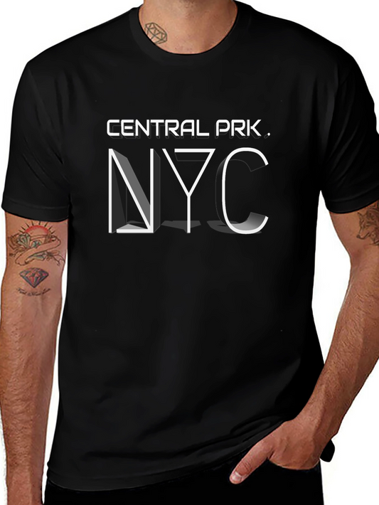 Central Park NYC Graphic Tee - Black