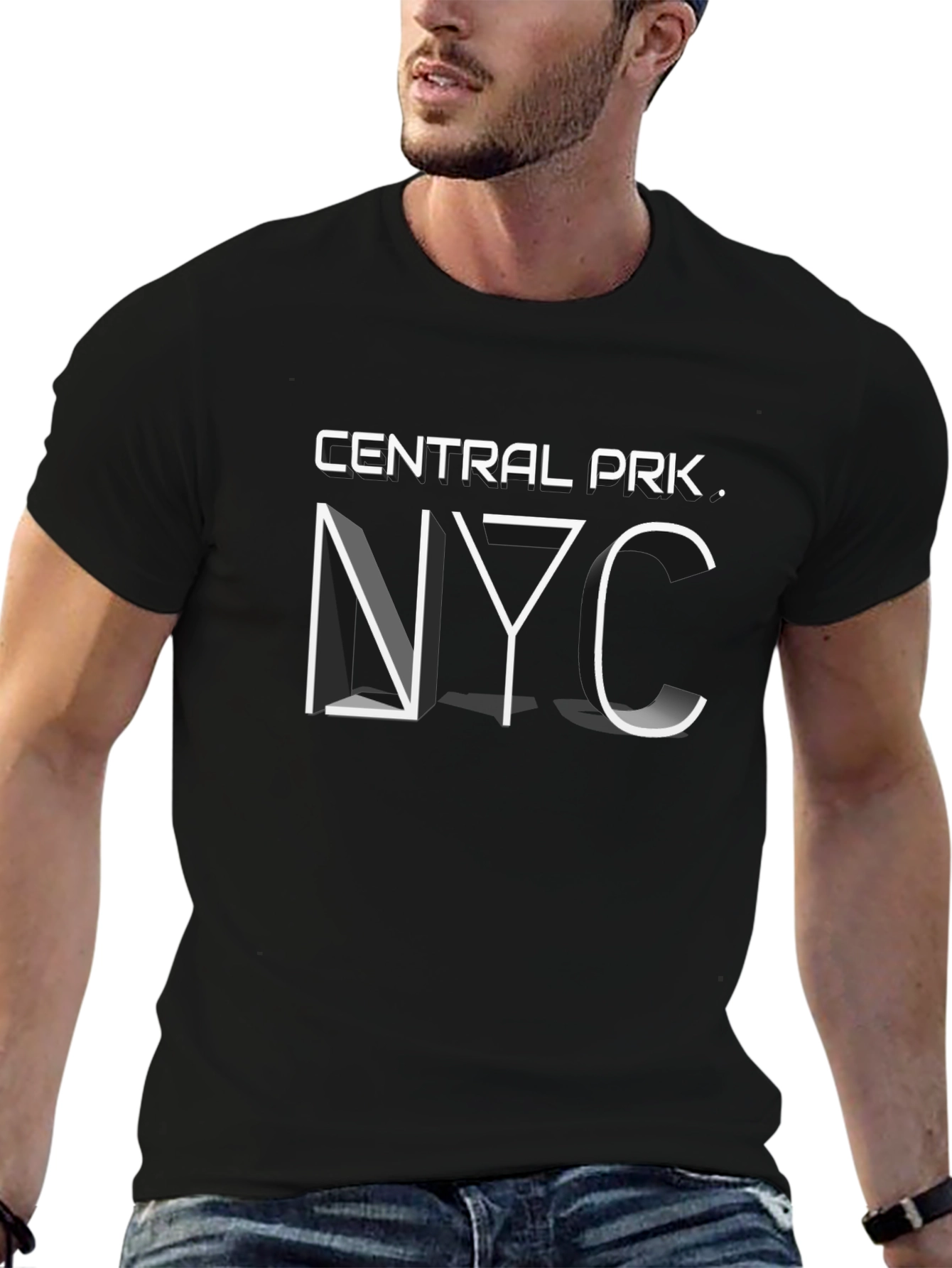 Central Park NYC Graphic Tee - Black