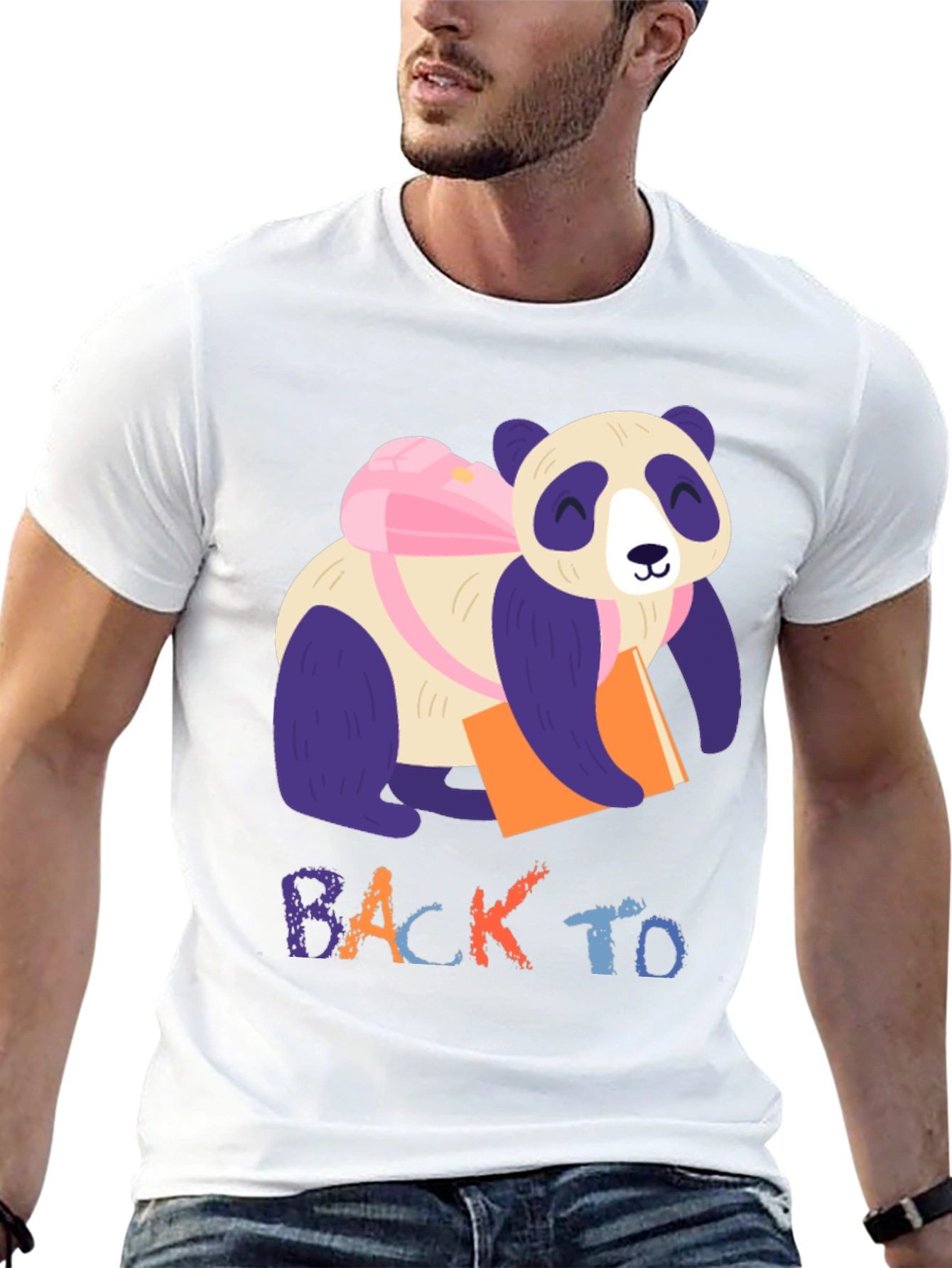 Panda Back to School T-Shirt