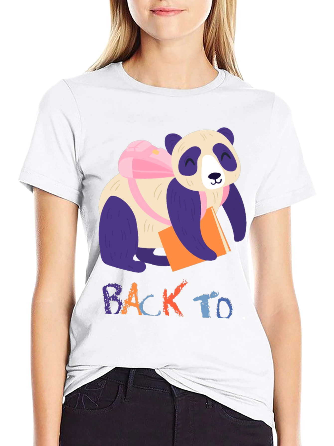 Panda Back to School T-Shirt