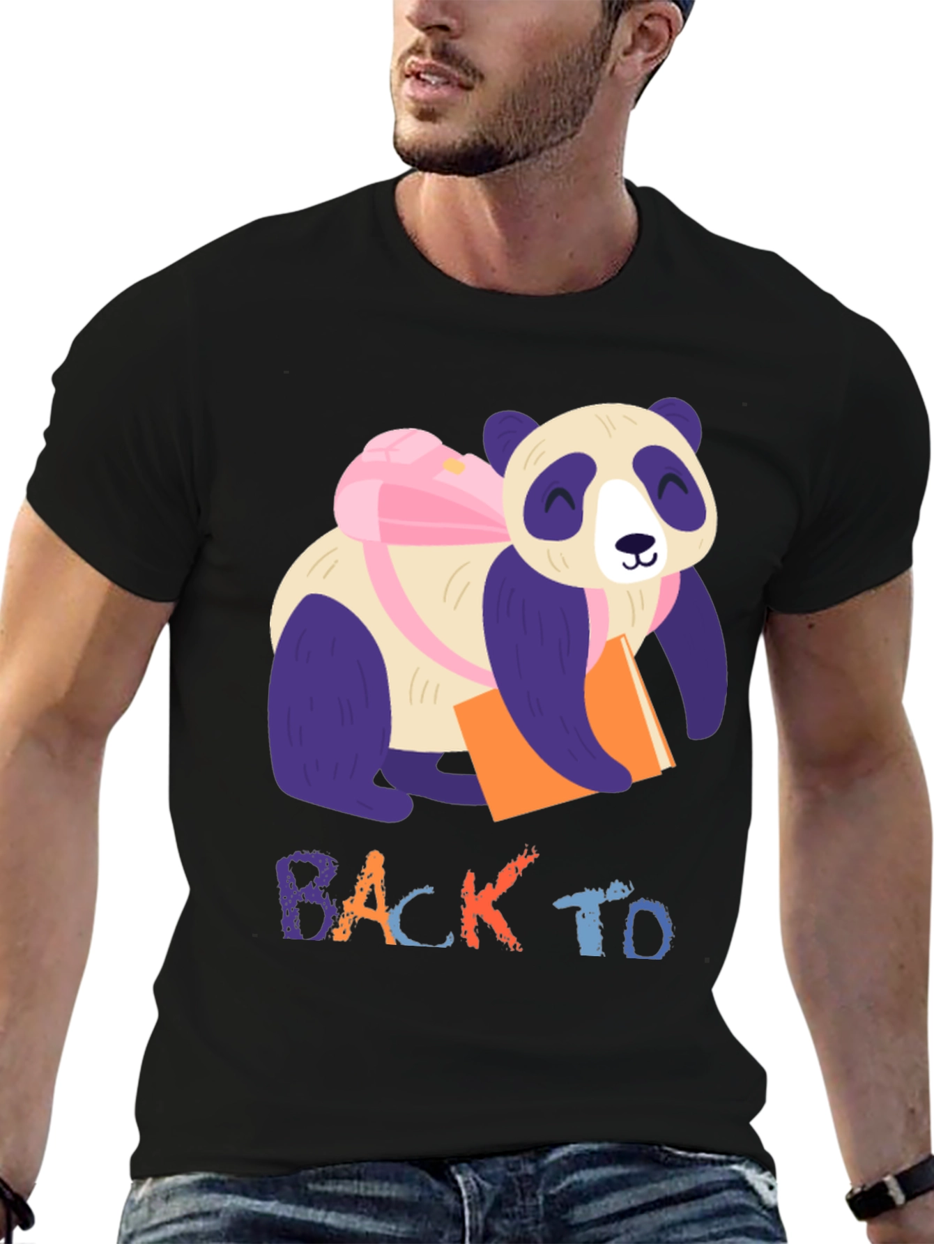 Panda Back to School T-Shirt