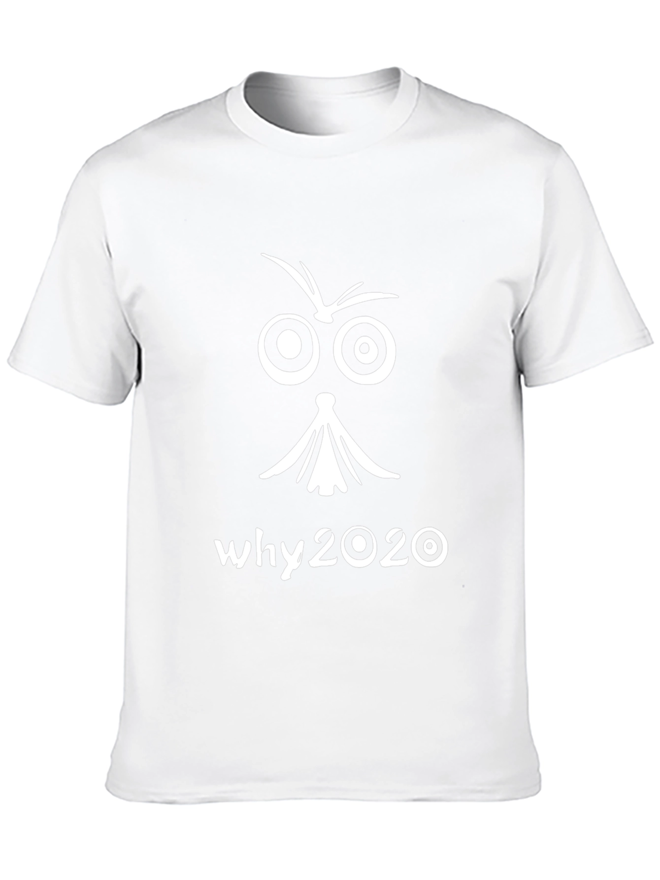 Why 2020 Graphic Tee - Black Cotton T-Shirt
