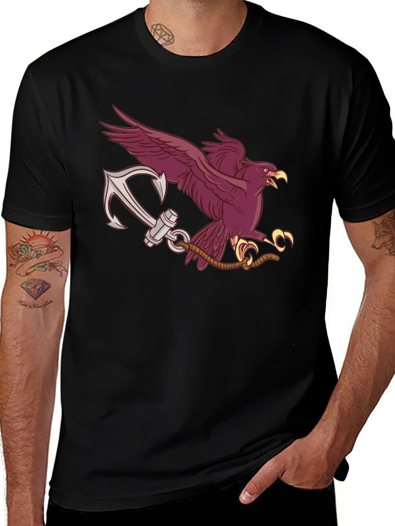 Eagle and Anchor Graphic Tee