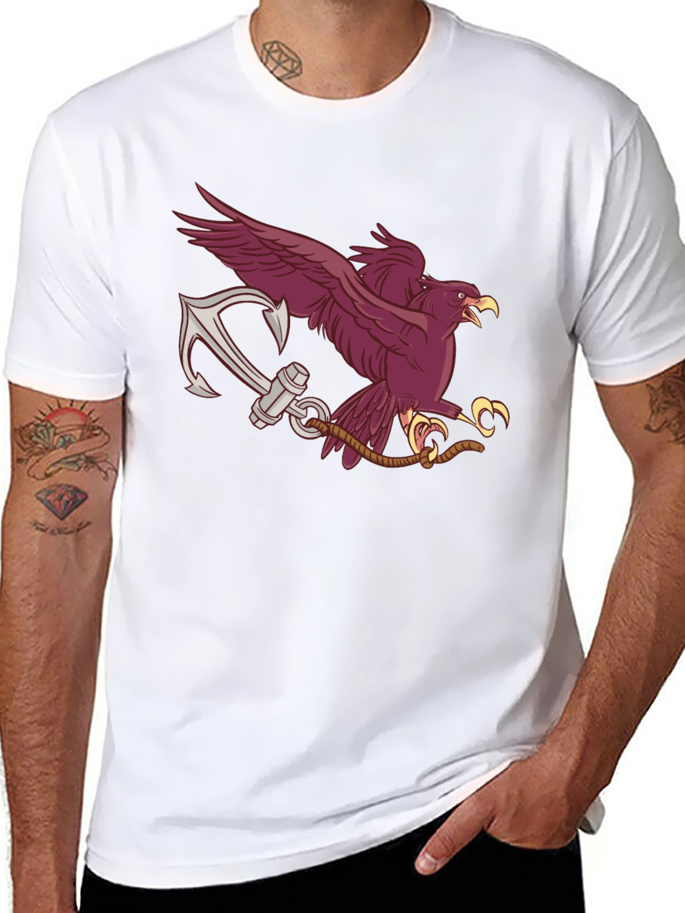 Eagle and Anchor Graphic Tee