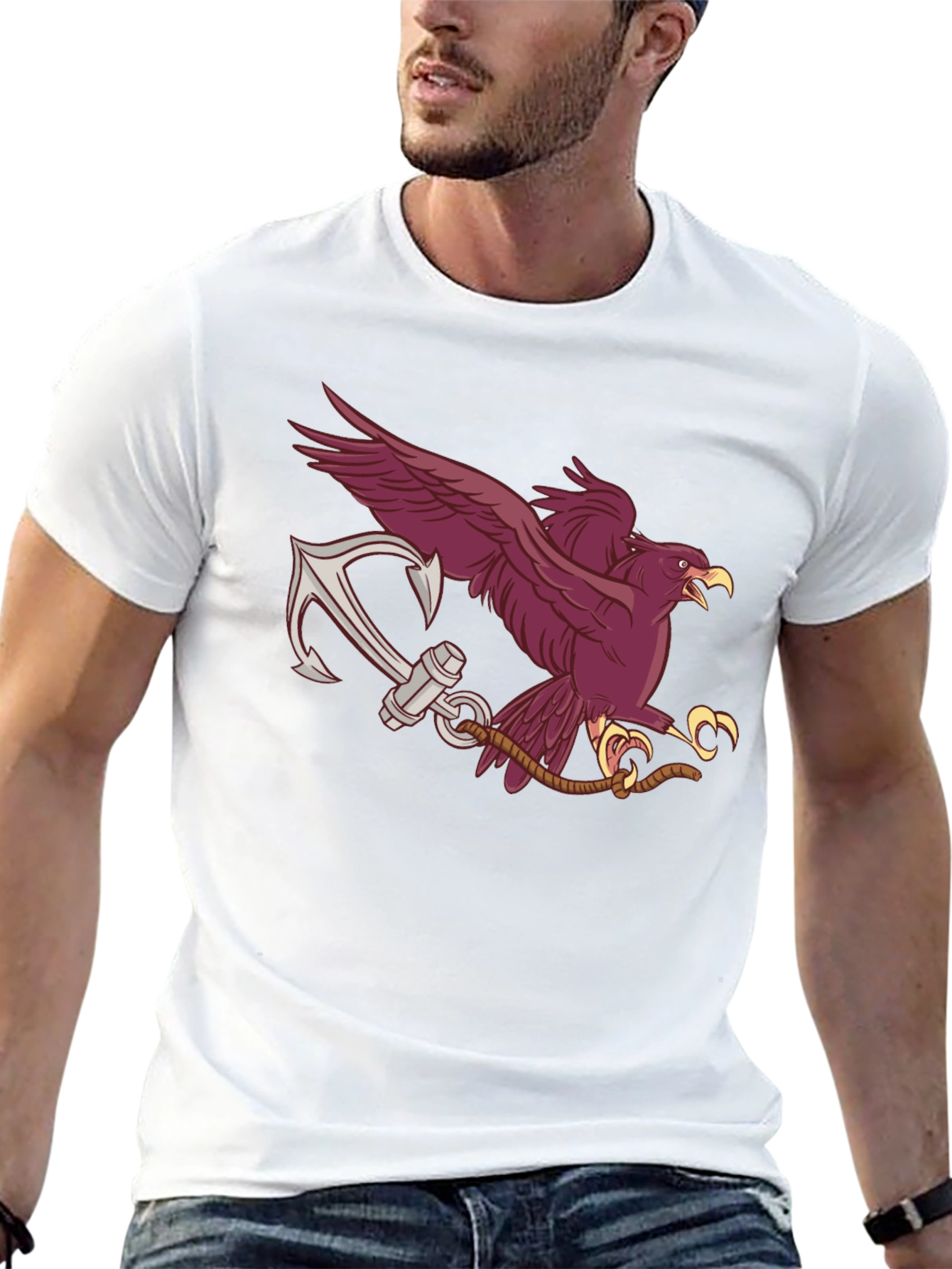 Eagle and Anchor Graphic Tee