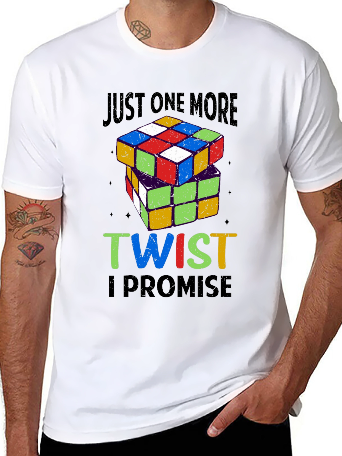 Just One More Twist Rubiks Cube T-Shirt