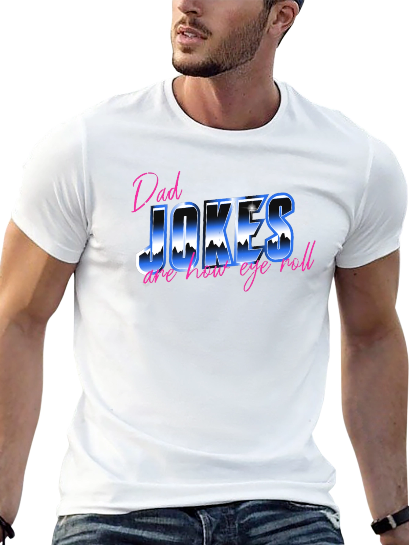 Dad Jokes T-Shirt - Eye Roll Edition